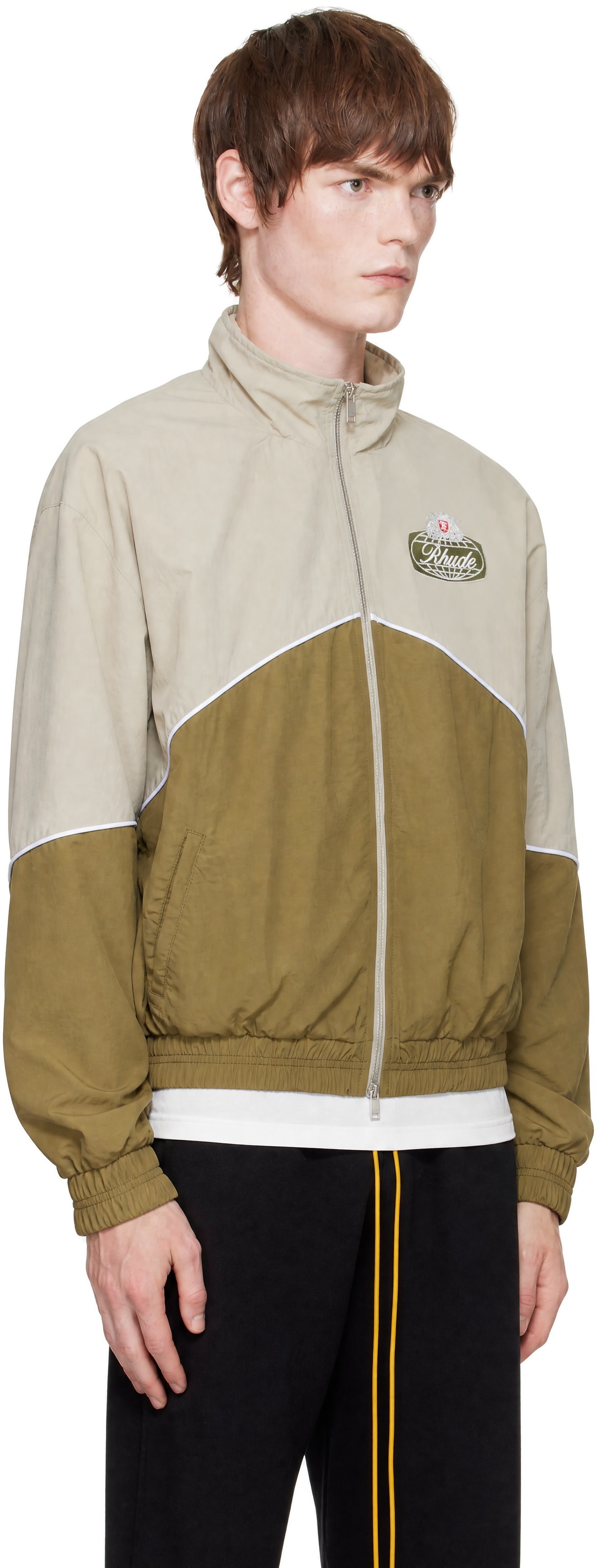 Rhude - Khaki Desert Racing Track Jacket
