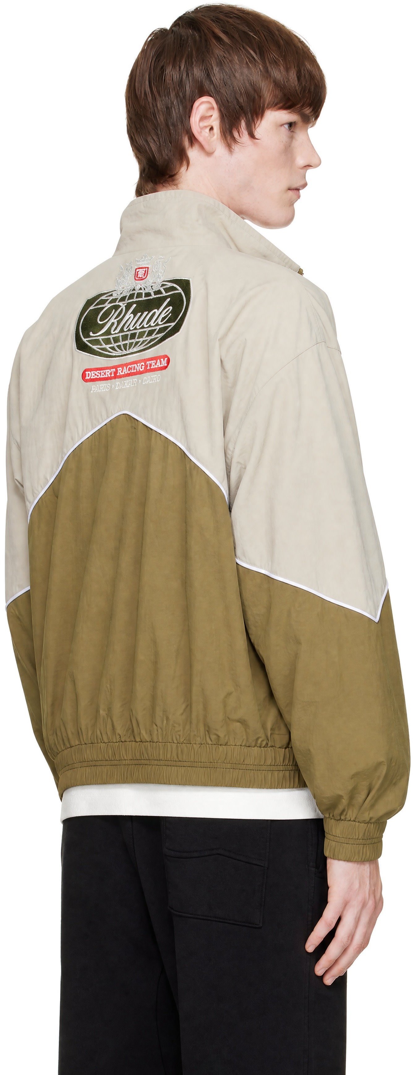 Rhude - Khaki Desert Racing Track Jacket