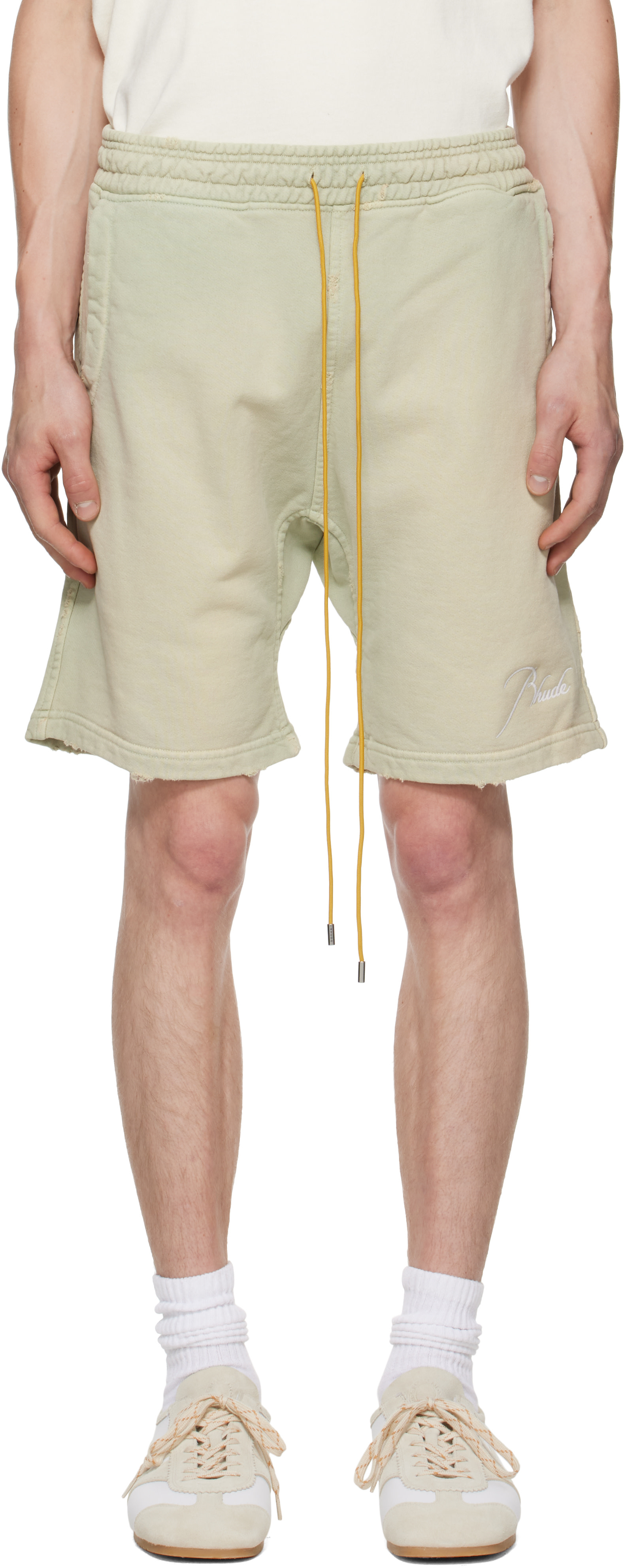 Rhude - Short de survêtement vert