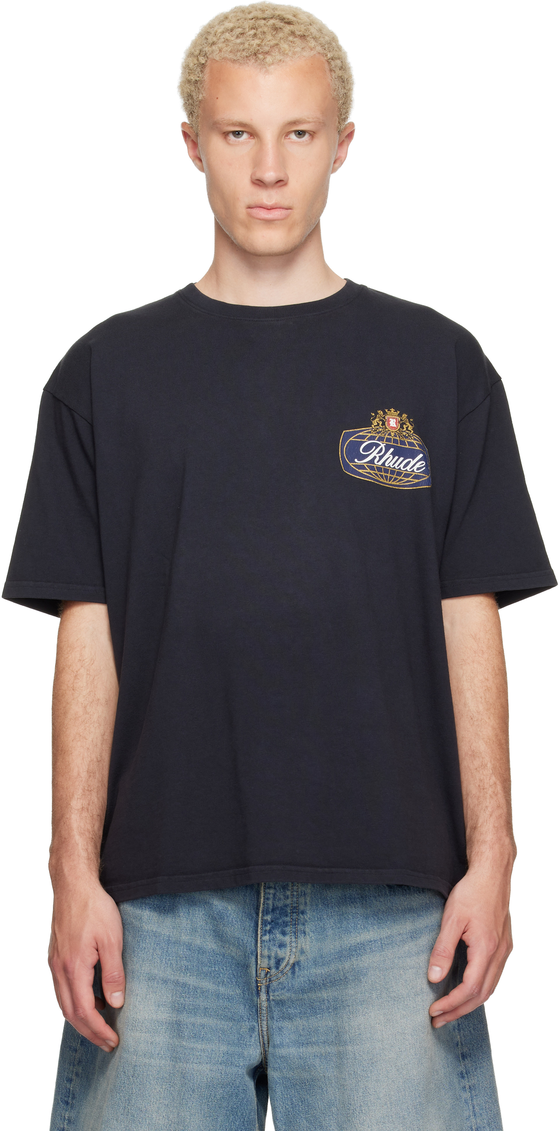 Rhude - Black Safari Crest T-shirt
