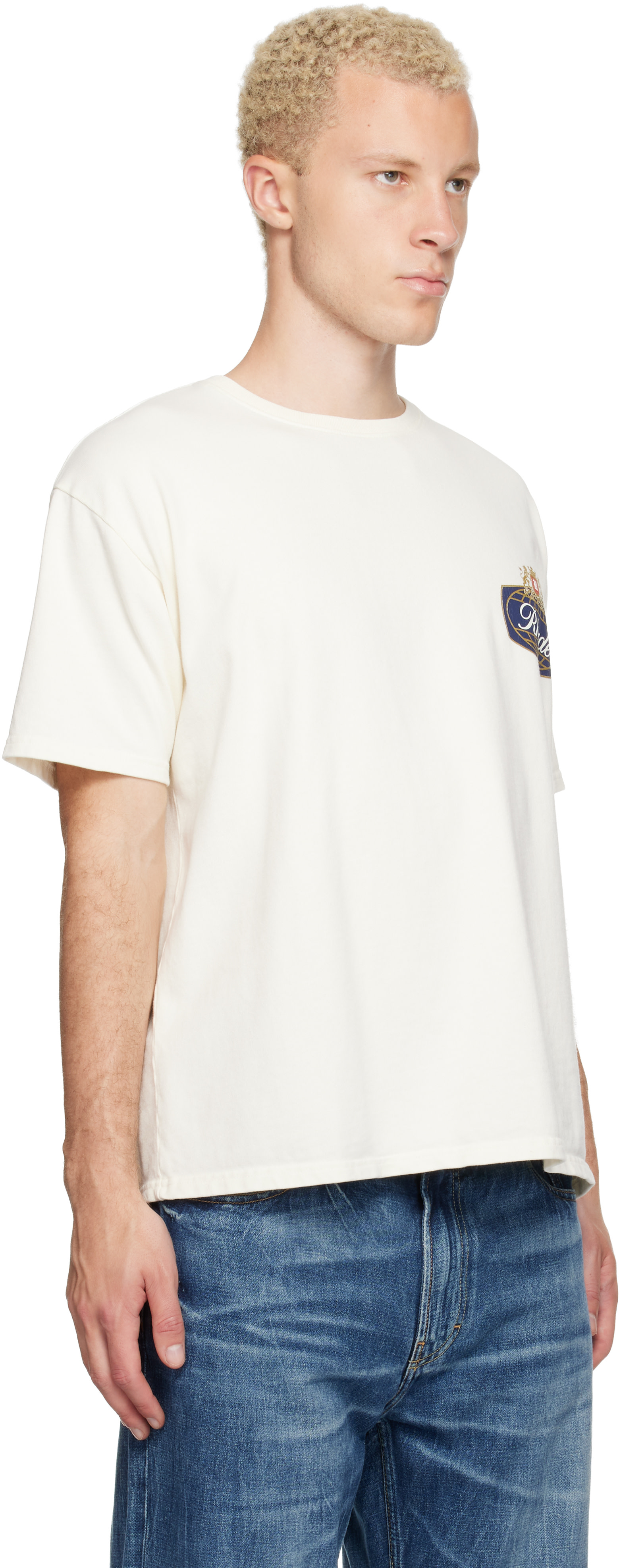 Rhude - Off-White Safari Crest T-shirt