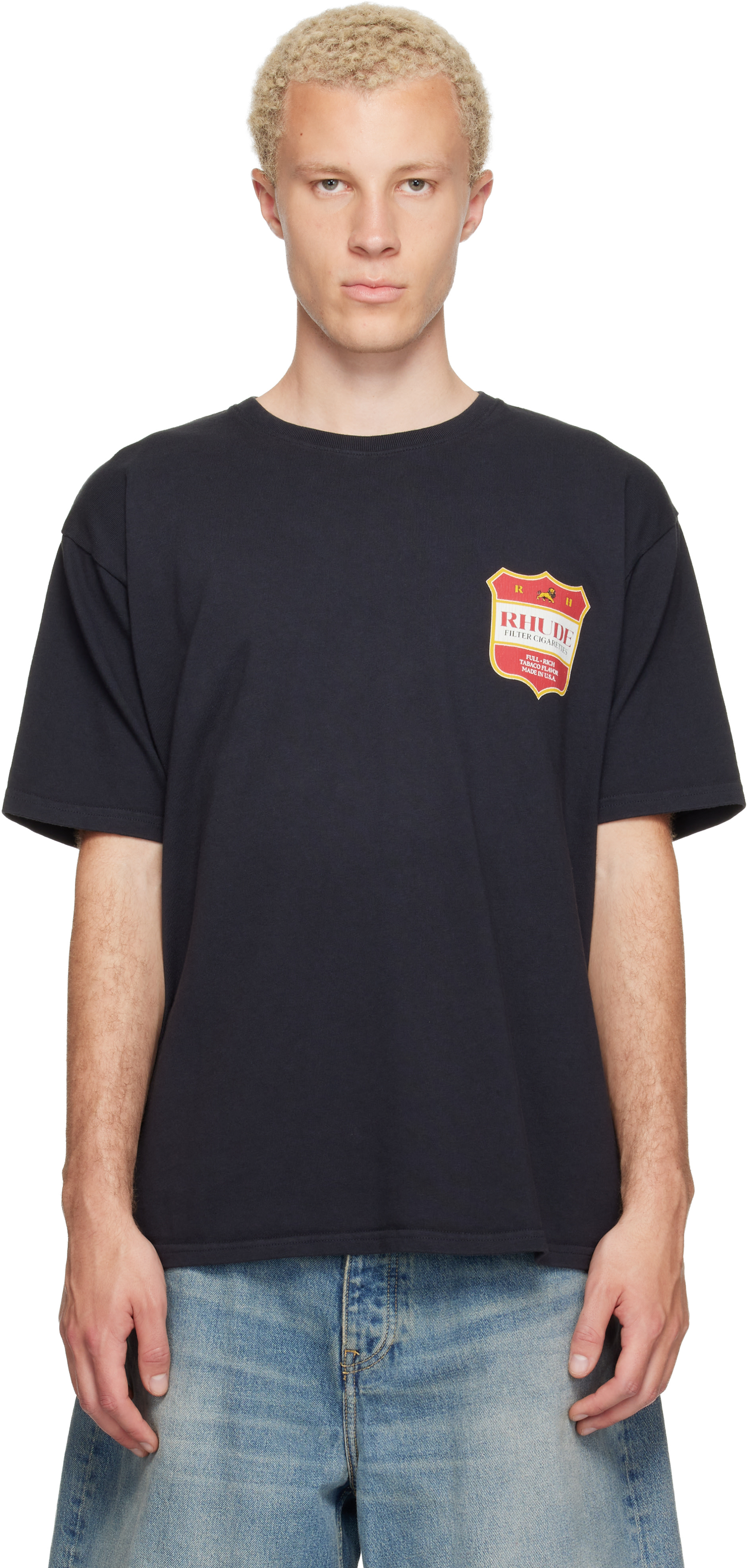 cigarettes in shirt pocket Did you know anyone who hid their t-shirt sleeve? dyed Comfort Colors cotton Smoking kills on pack hi-res
