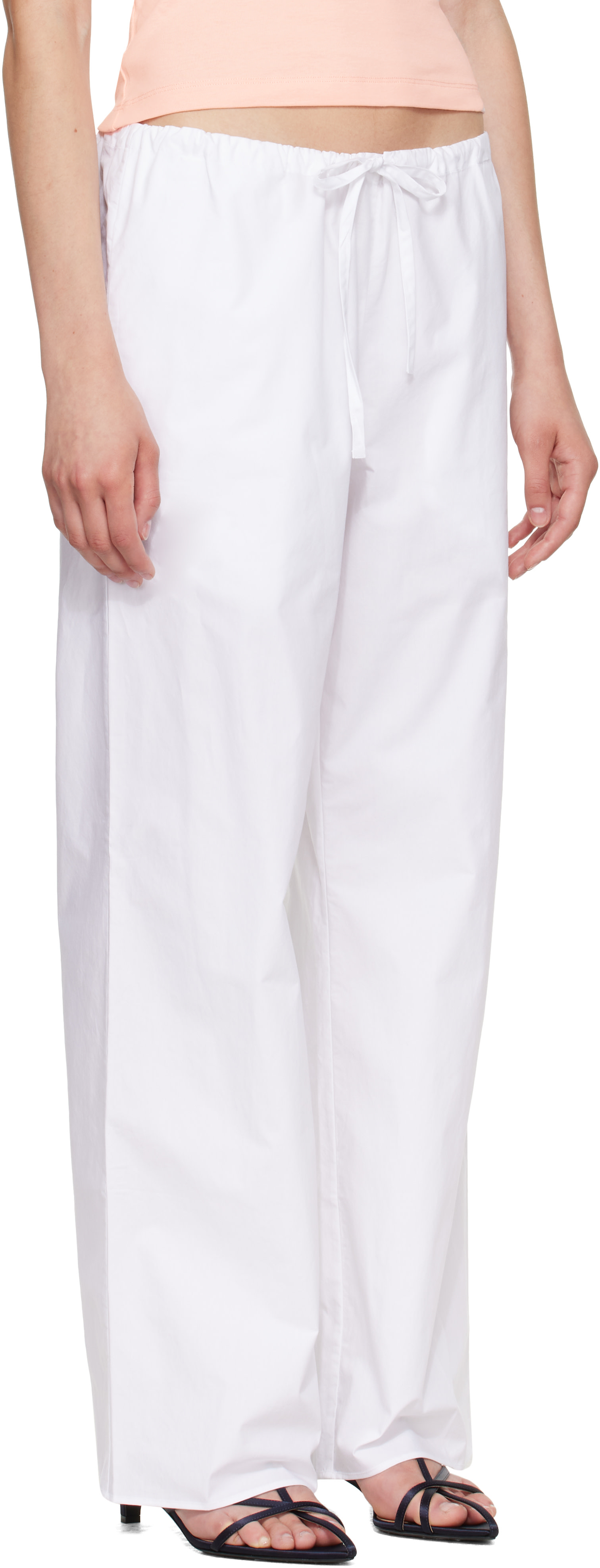 FLORE FLORE - Pantalon Josephine blanc