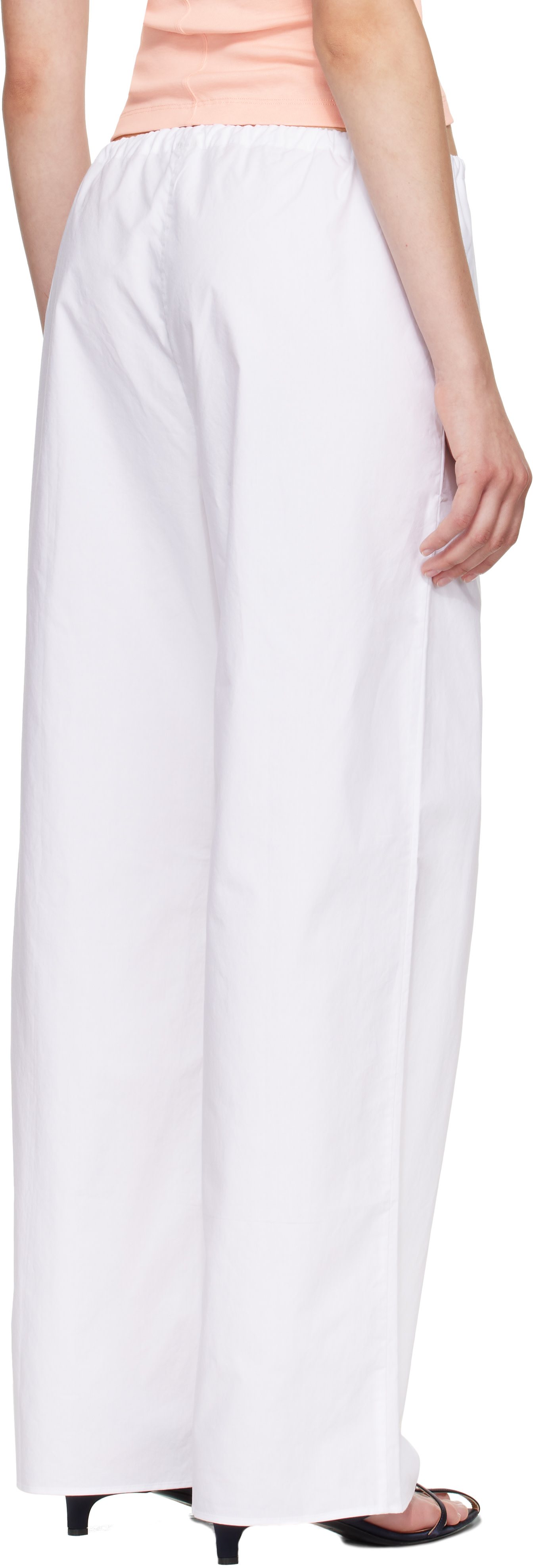 FLORE FLORE - Pantalon Josephine blanc