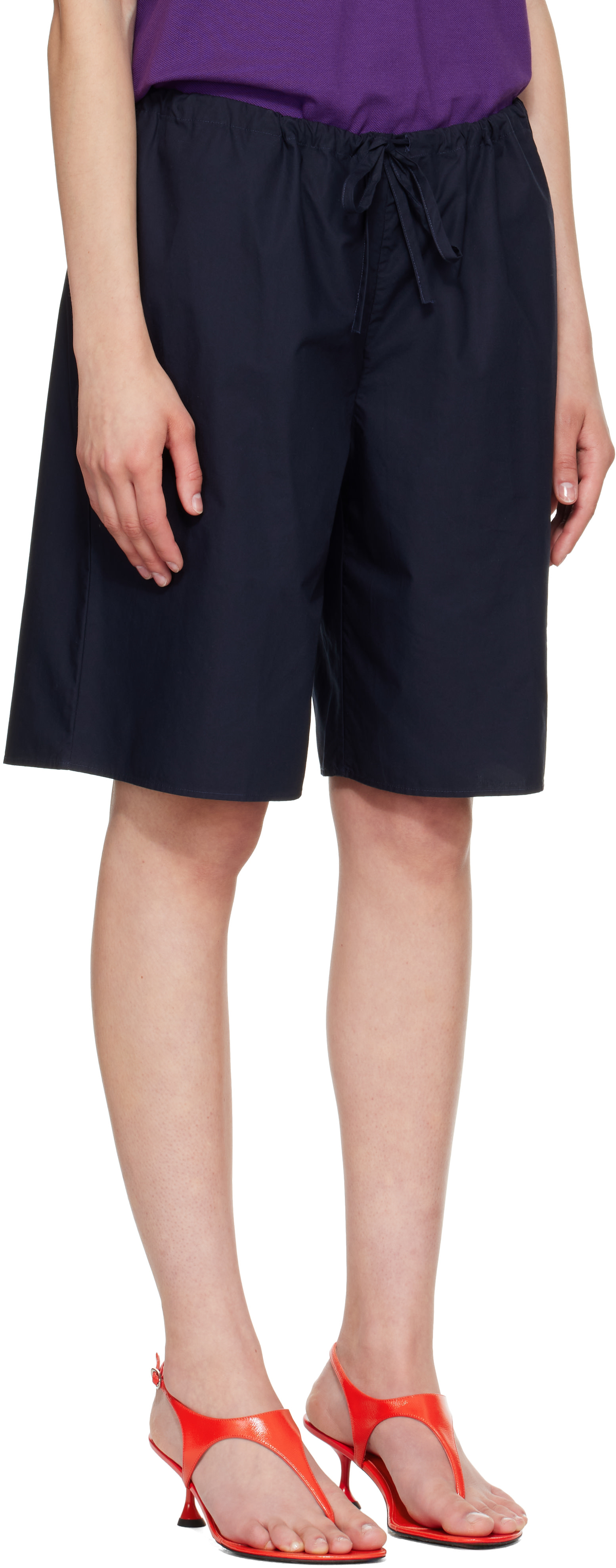 FLORE FLORE - Bermuda Josephine bleu marine