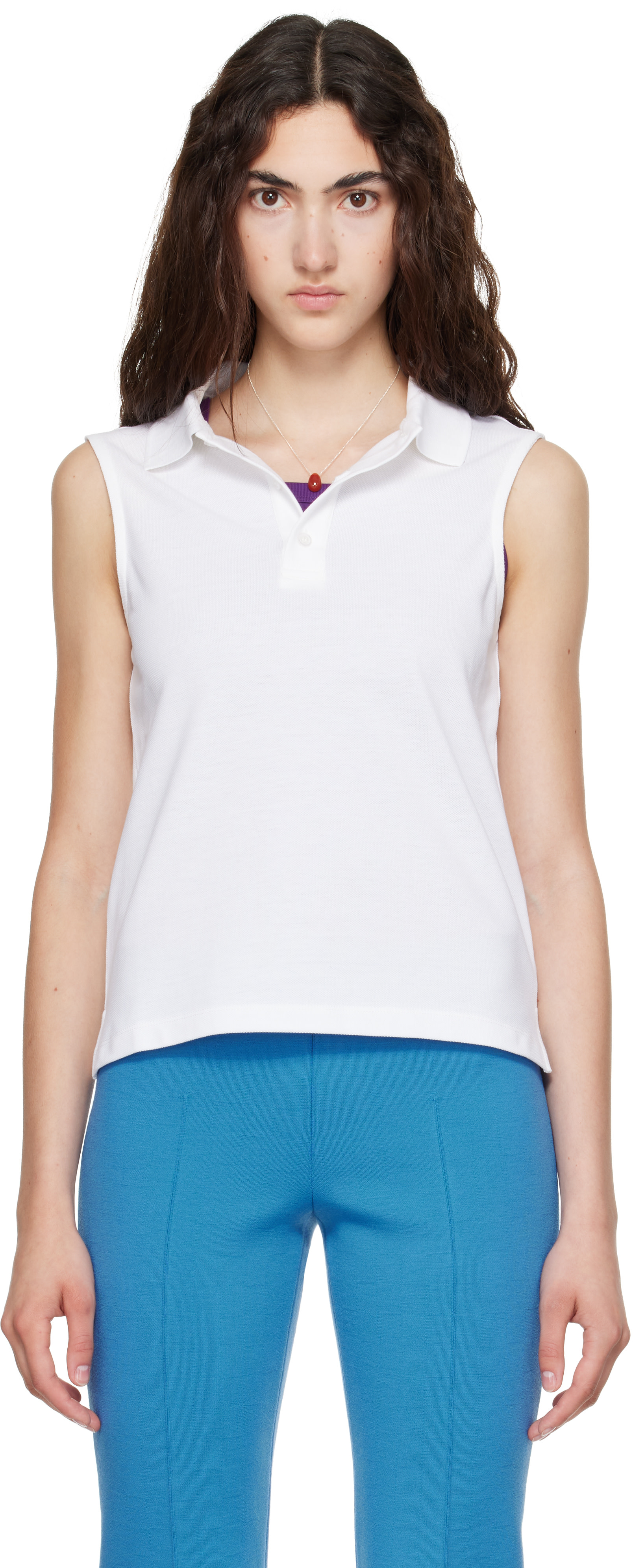 FLORE FLORE - Polo Lauren blanc