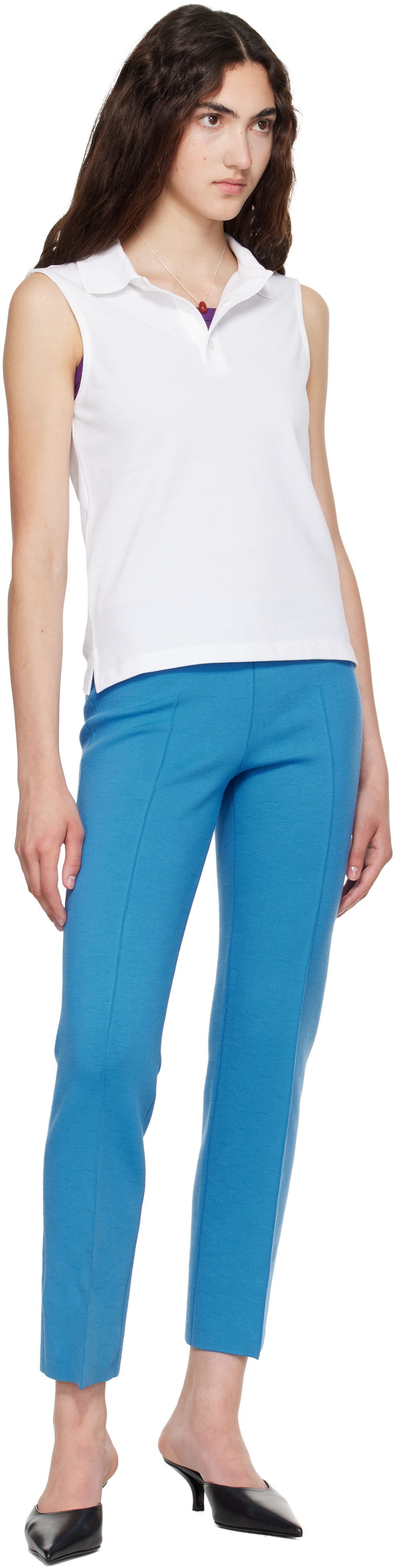 FLORE FLORE - Polo Lauren blanc