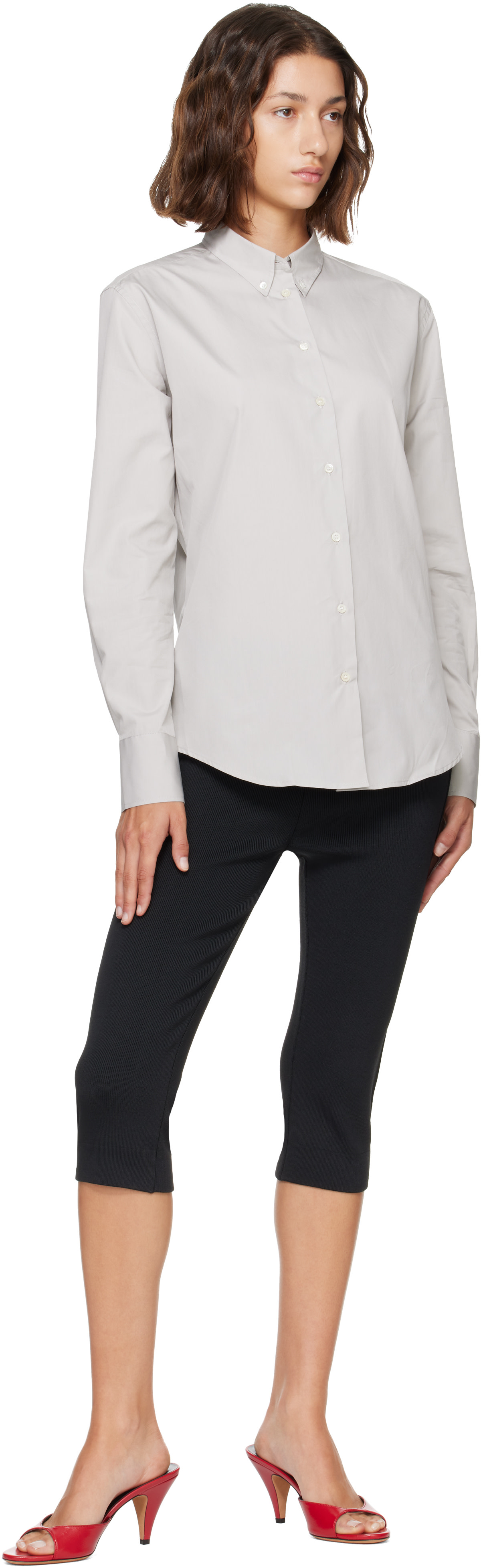 FLORE FLORE - Chemise Casta grise