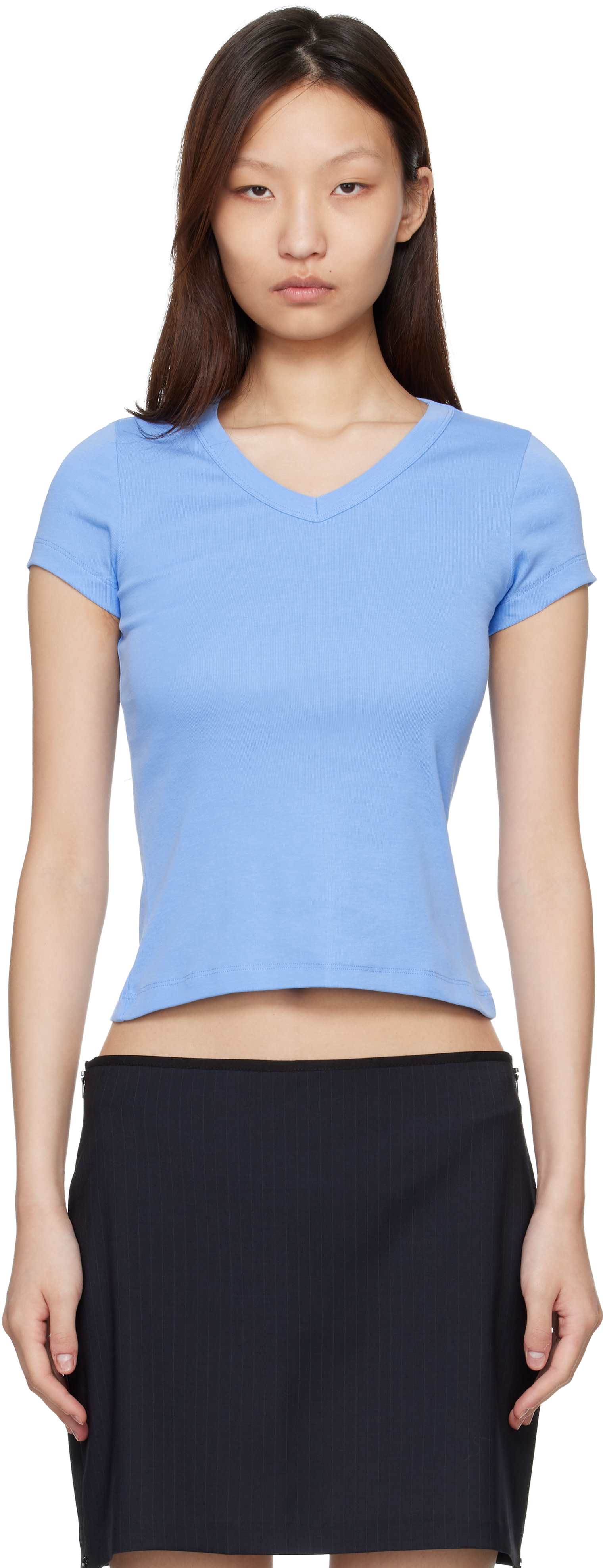 FLORE FLORE - Micro t-shirt Jill bleu