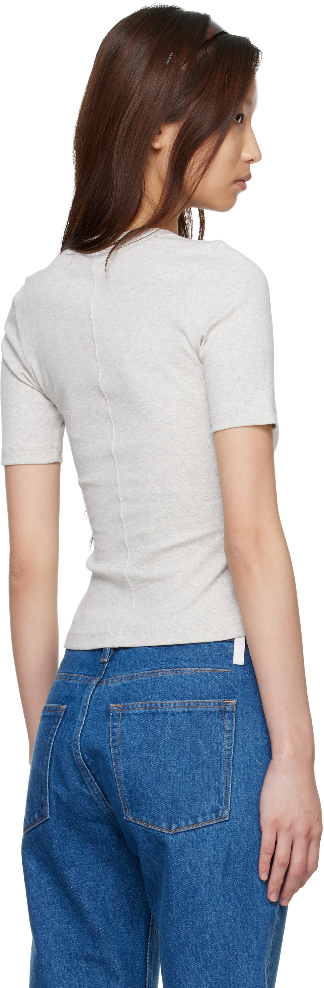 FLORE FLORE - T-shirt Jess gris