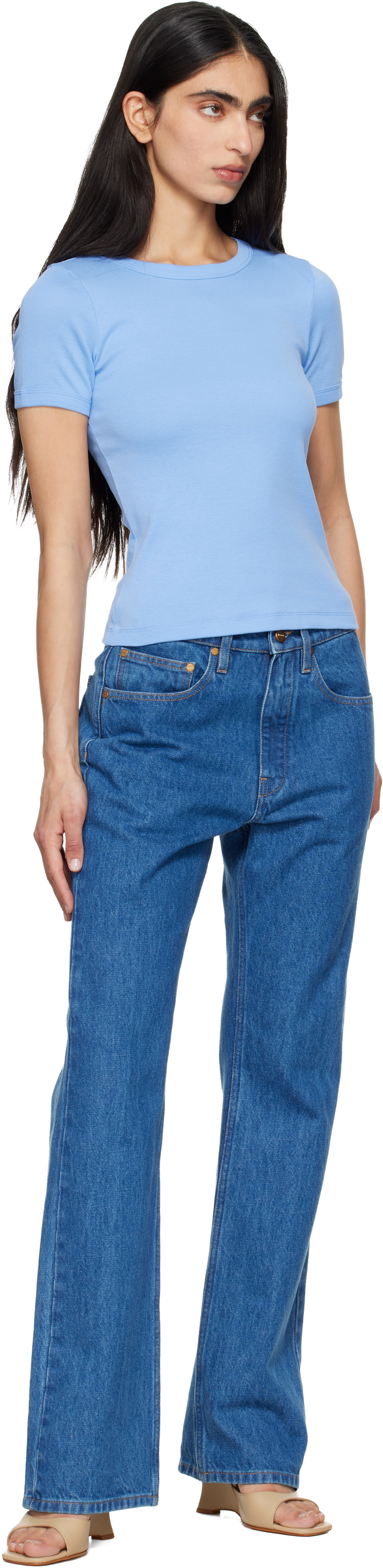 FLORE FLORE - T-shirt Car bleu