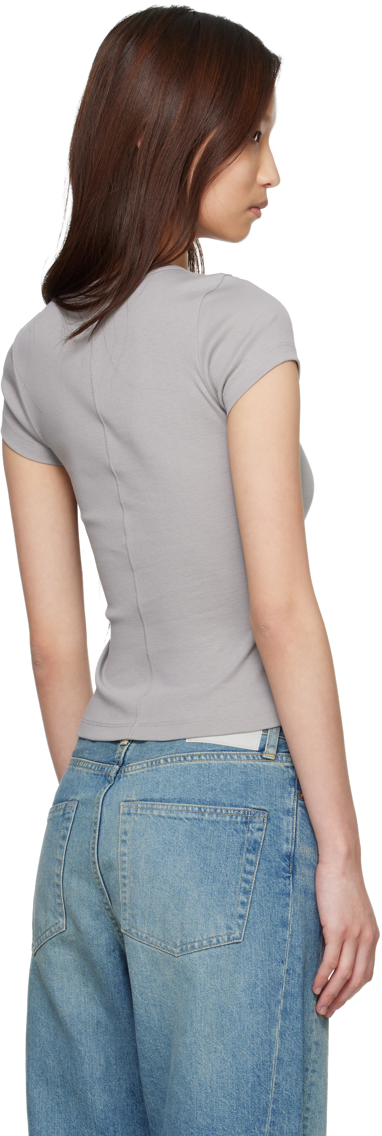 FLORE FLORE - Micro t-shirt Car gris