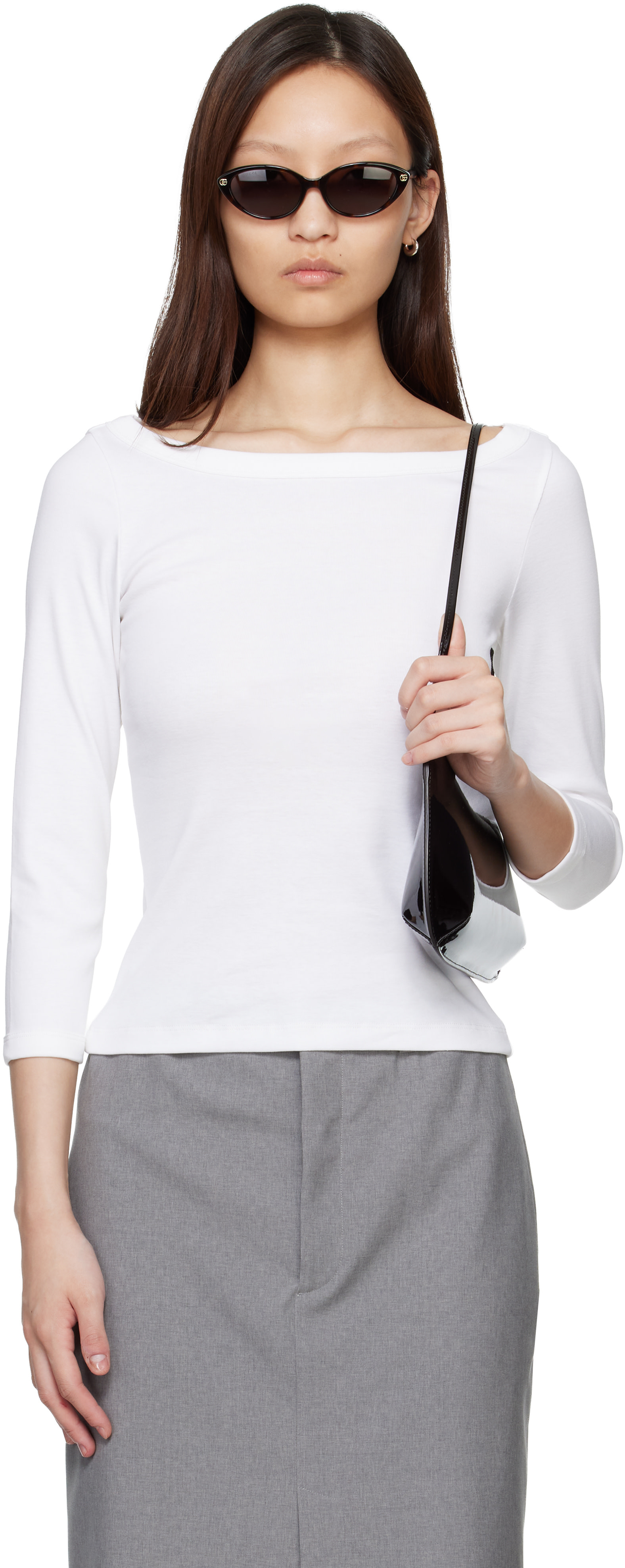 FLORE FLORE - T-shirt Steffi blanc