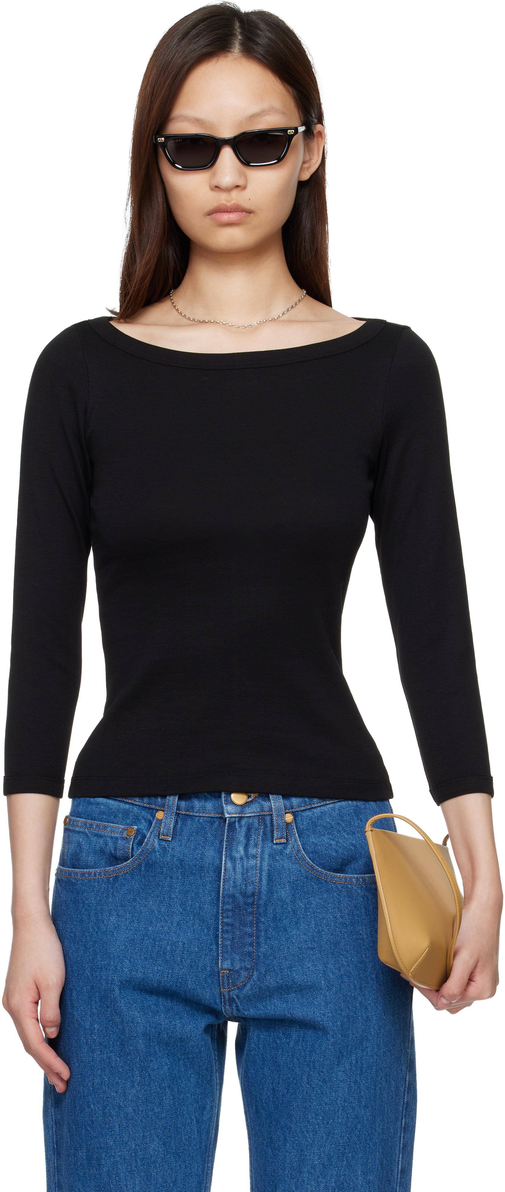 FLORE FLORE - T-shirt Steffi noir