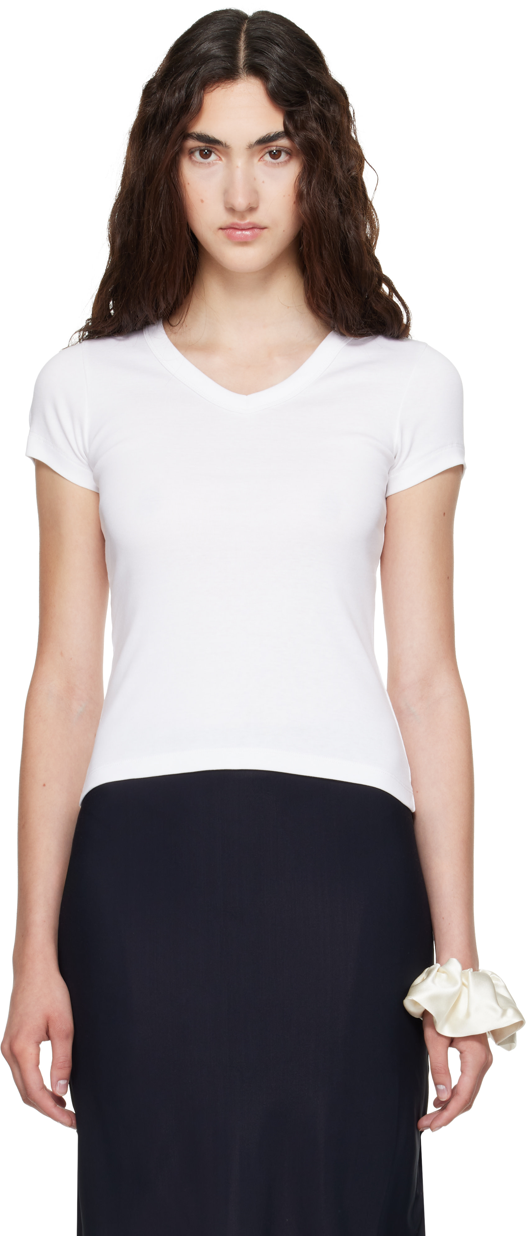 FLORE FLORE - Micro t-shirt Jill blanc