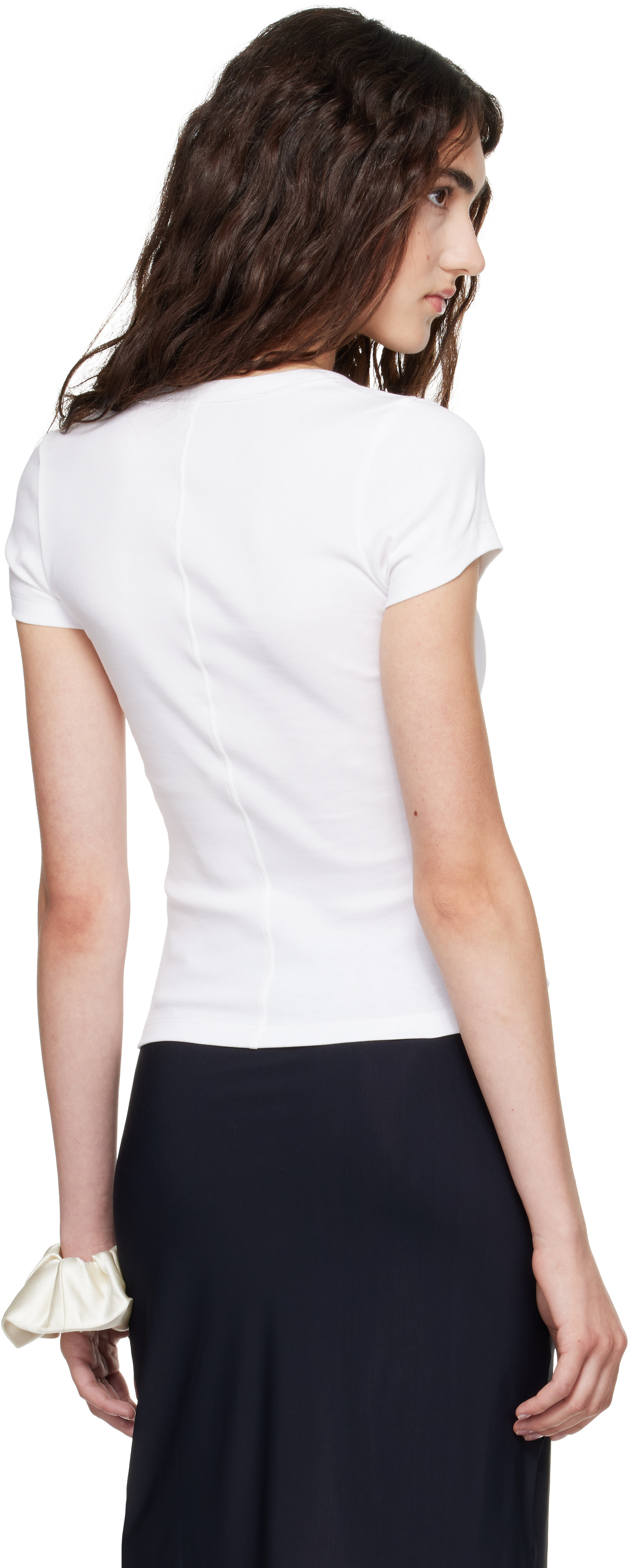 FLORE FLORE - Micro t-shirt Jill blanc
