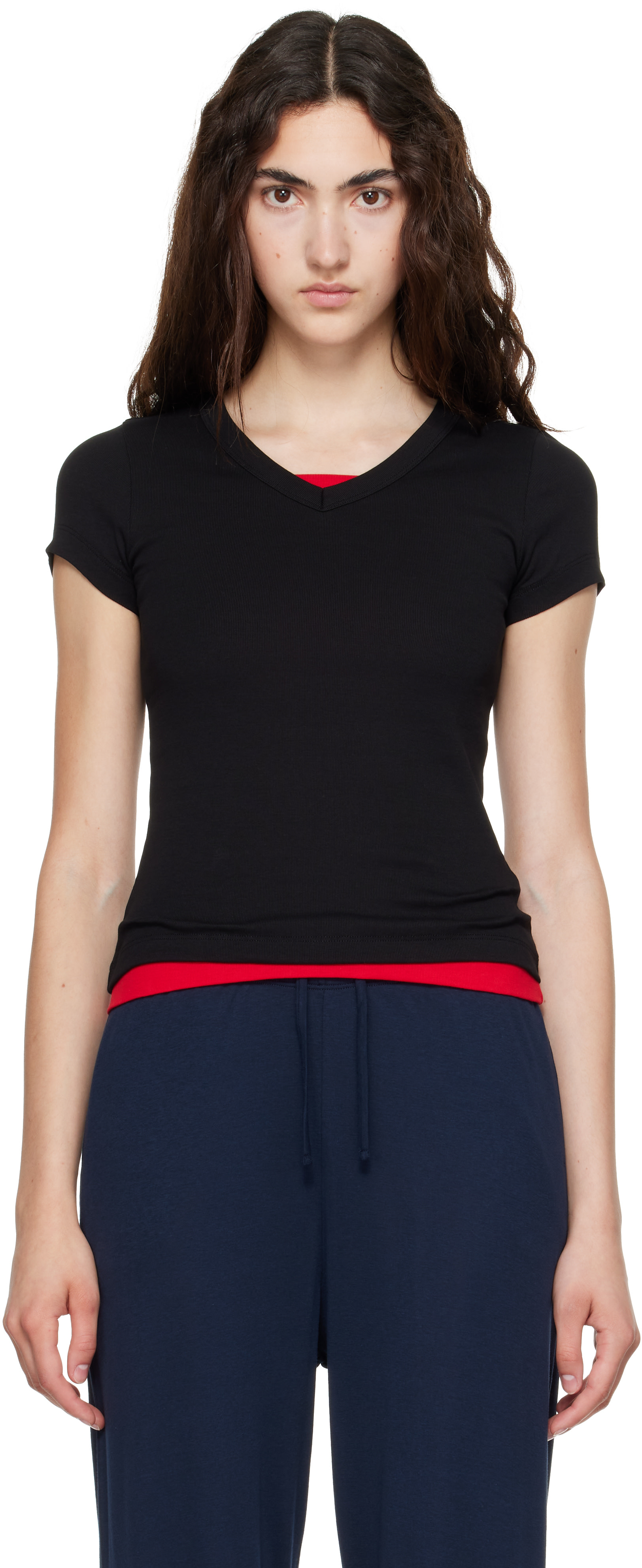 FLORE FLORE - Micro t-shirt Jill noir