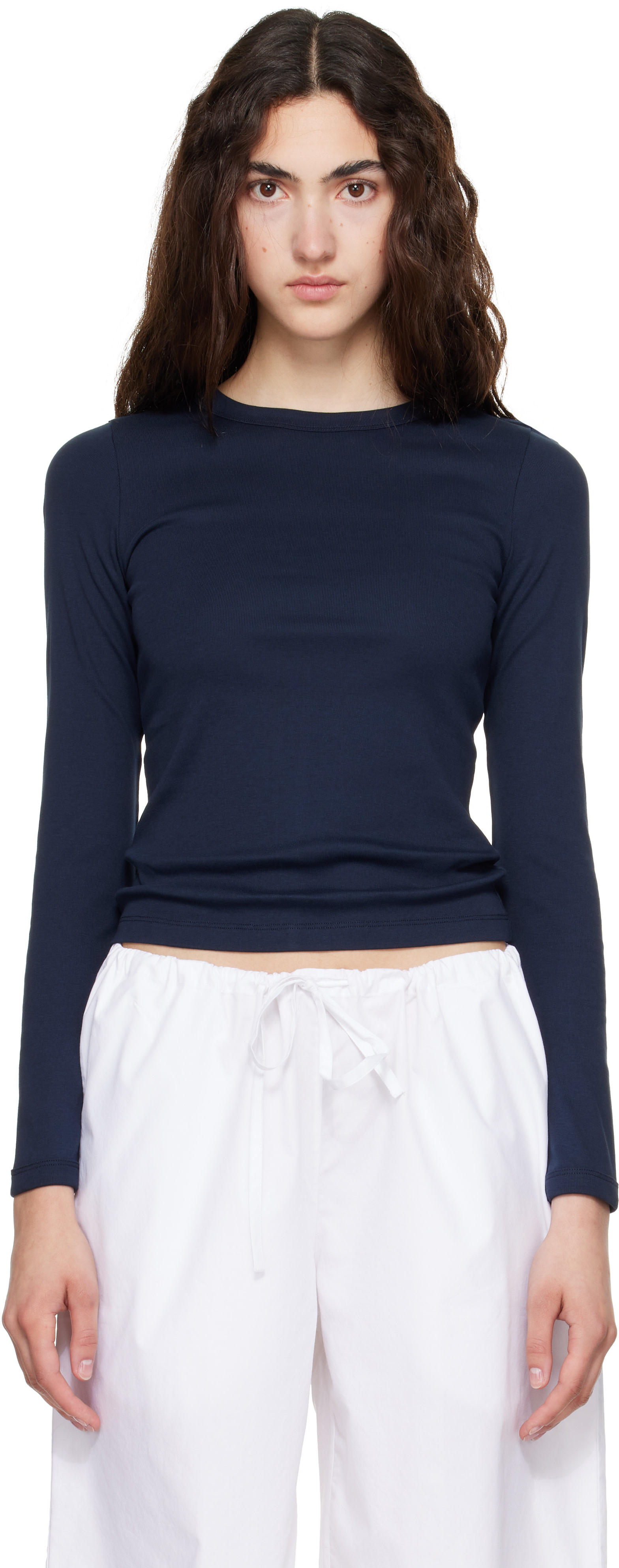 FLORE FLORE: ネイビー Max Tシャツ | SSENSE 日本