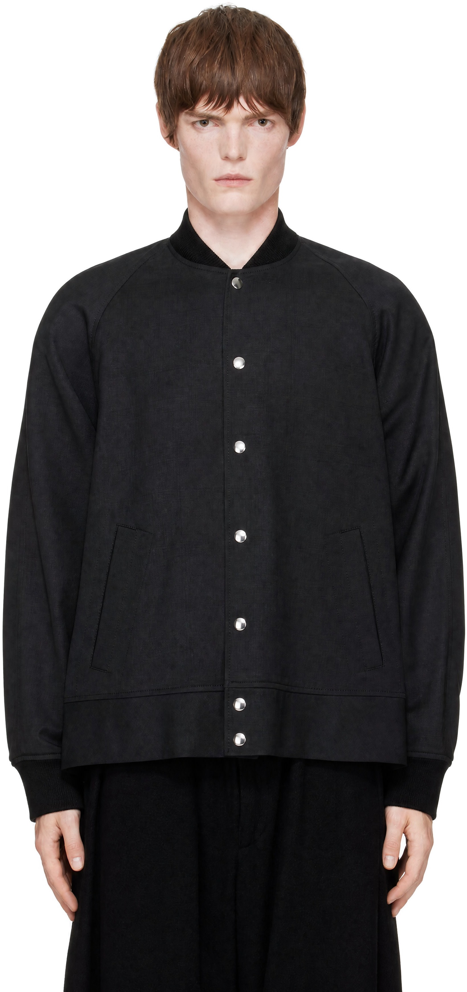 Black Comme des Garçons: ブラック グレンチェック ボンバー