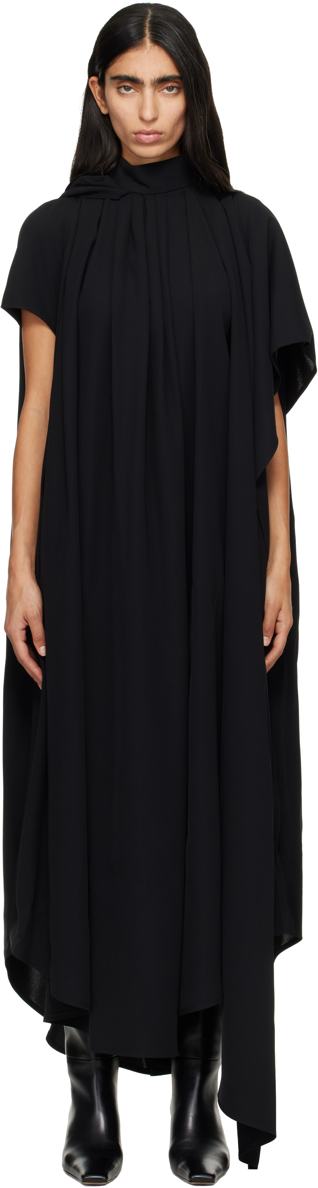 Entire Studios - Robe midi Kena noire édition HUGO