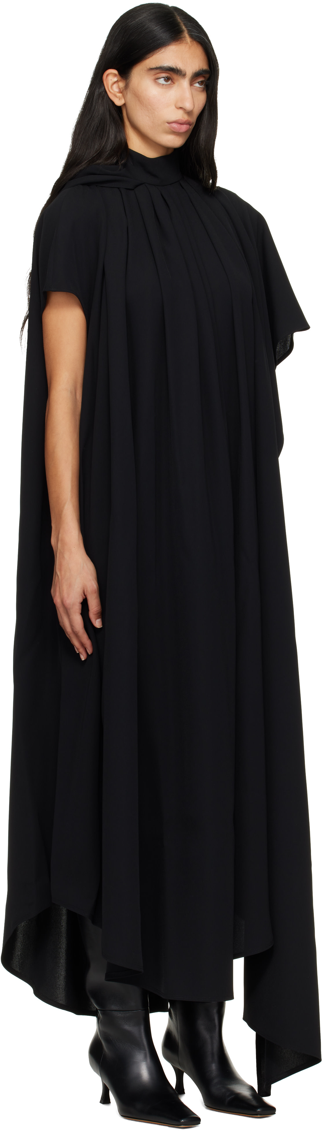 Entire Studios - Robe midi Kena noire édition HUGO