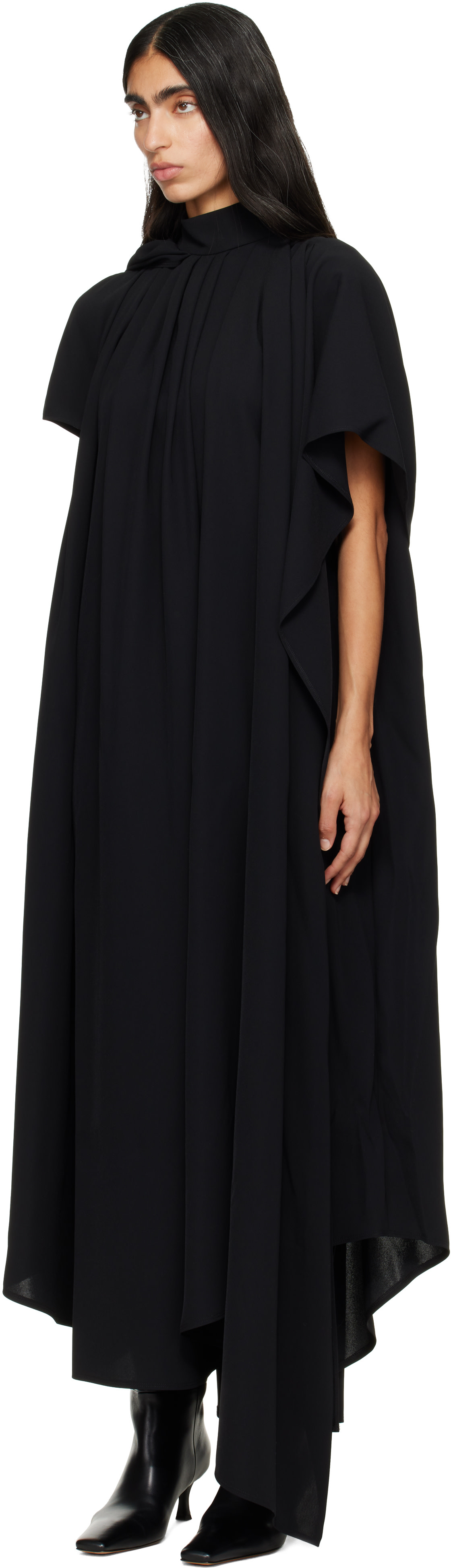 Entire Studios - Robe midi Kena noire édition HUGO