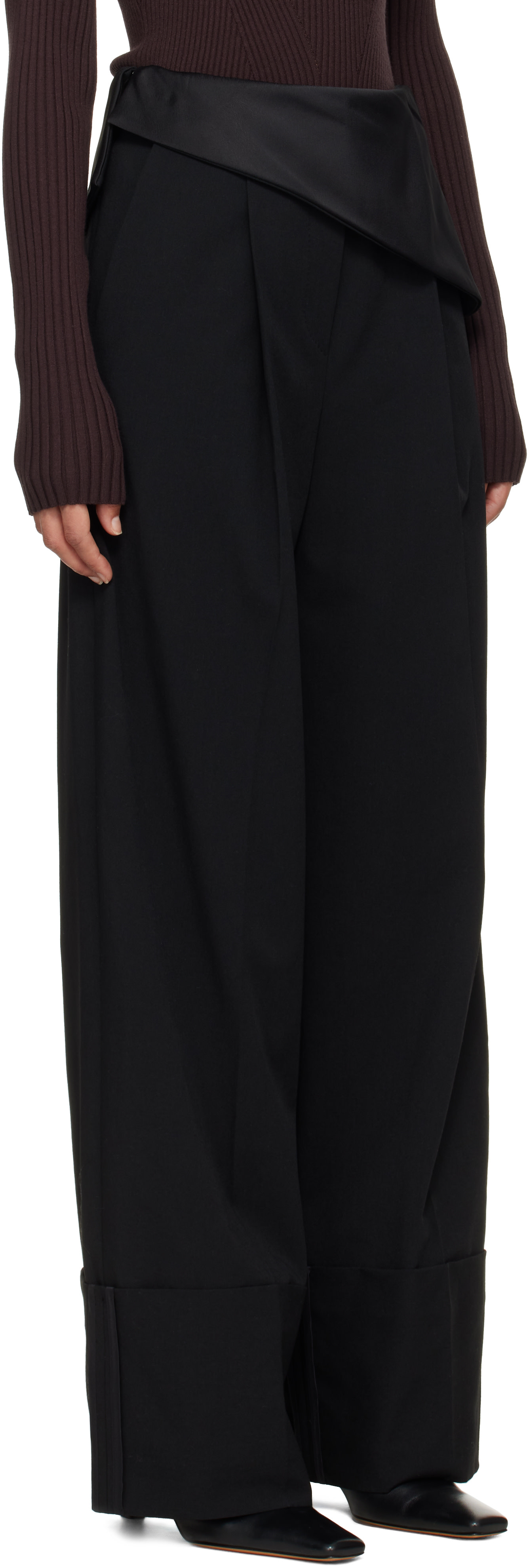 Entire Studios - Pantalon ample noir édition HUGO