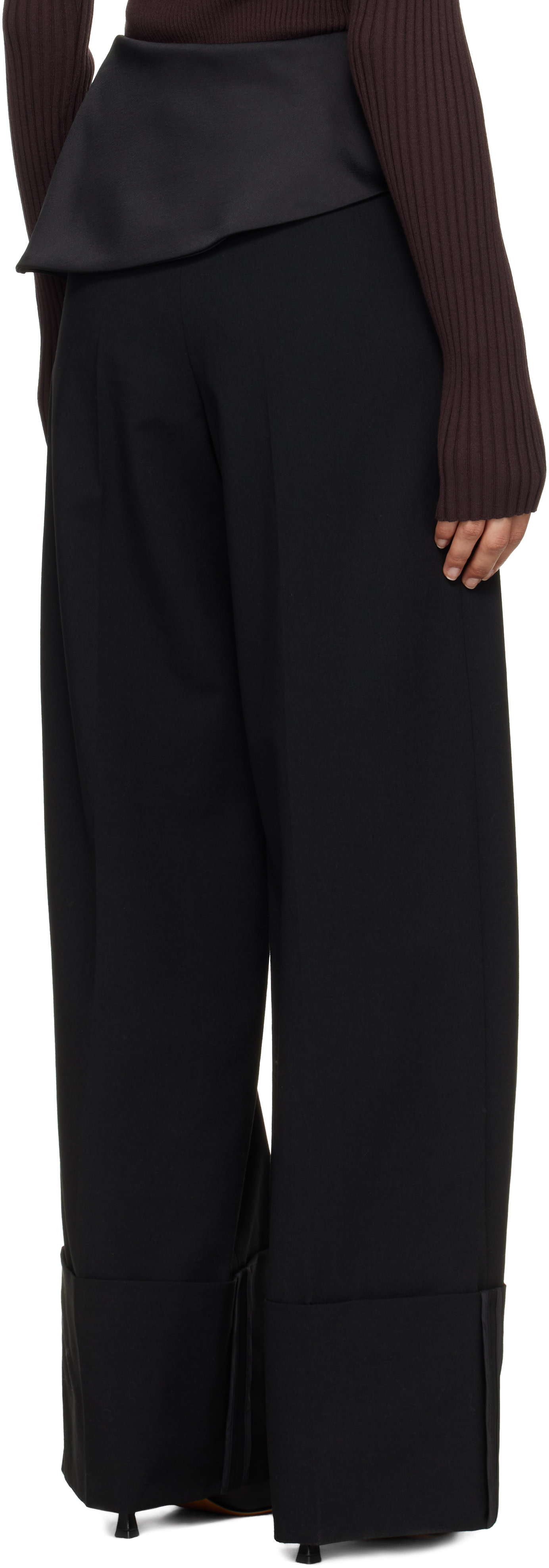 Entire Studios - Pantalon ample noir édition HUGO