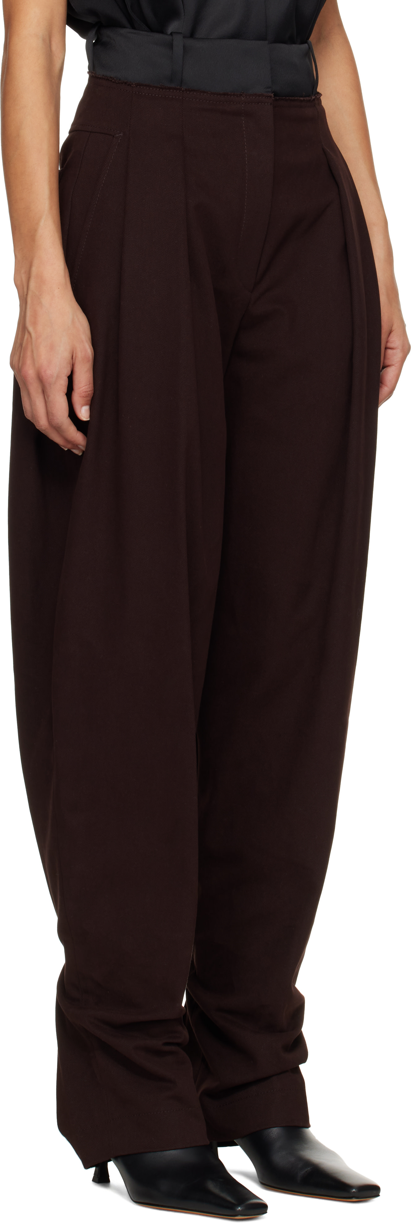 Entire Studios - Pantalon Holaro brun édition HUGO