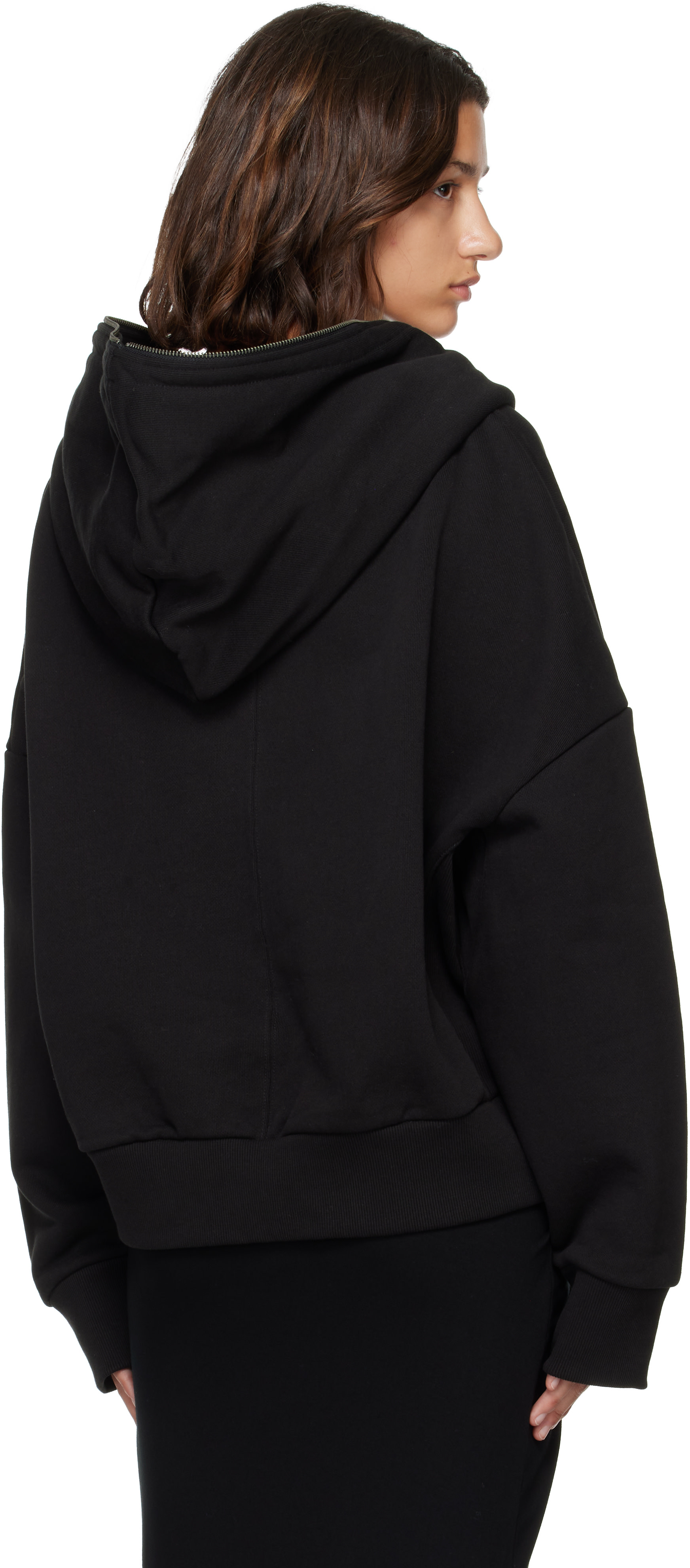 Entire Studios: Black Eternal Zip Hoodie | SSENSE