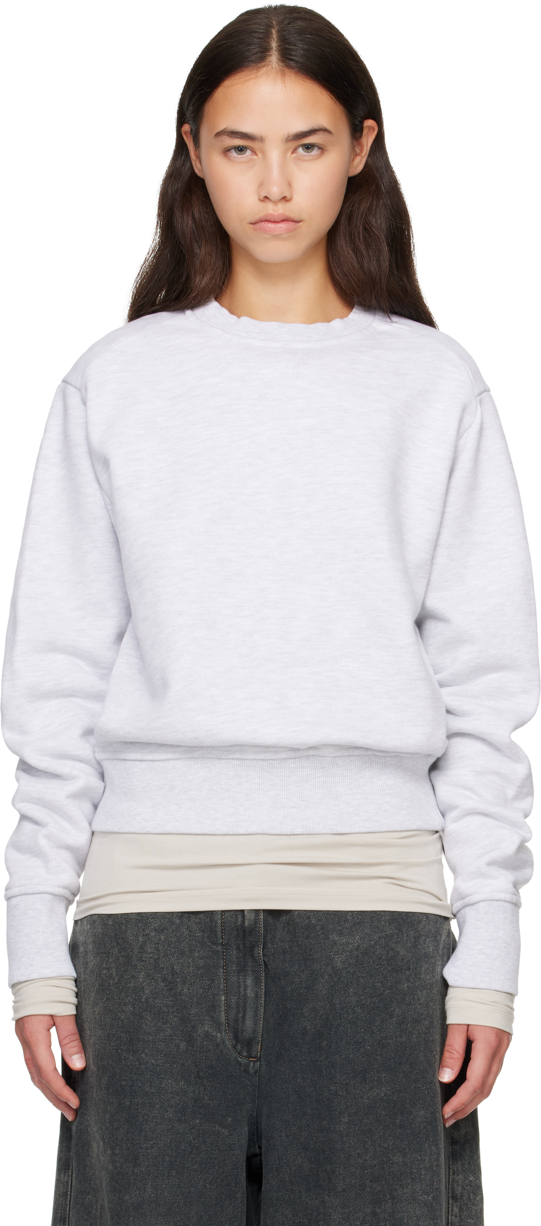 Entire Studios - Gray Pod Crew Sweatshirt