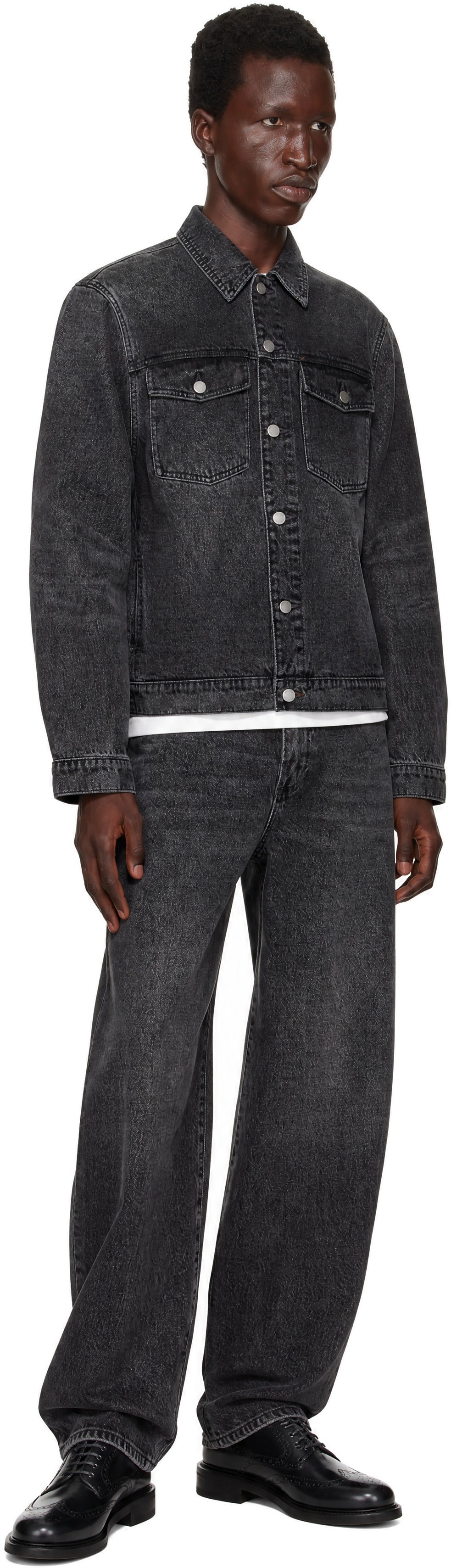 Entire Studios - Gray Classic Denim Jacket