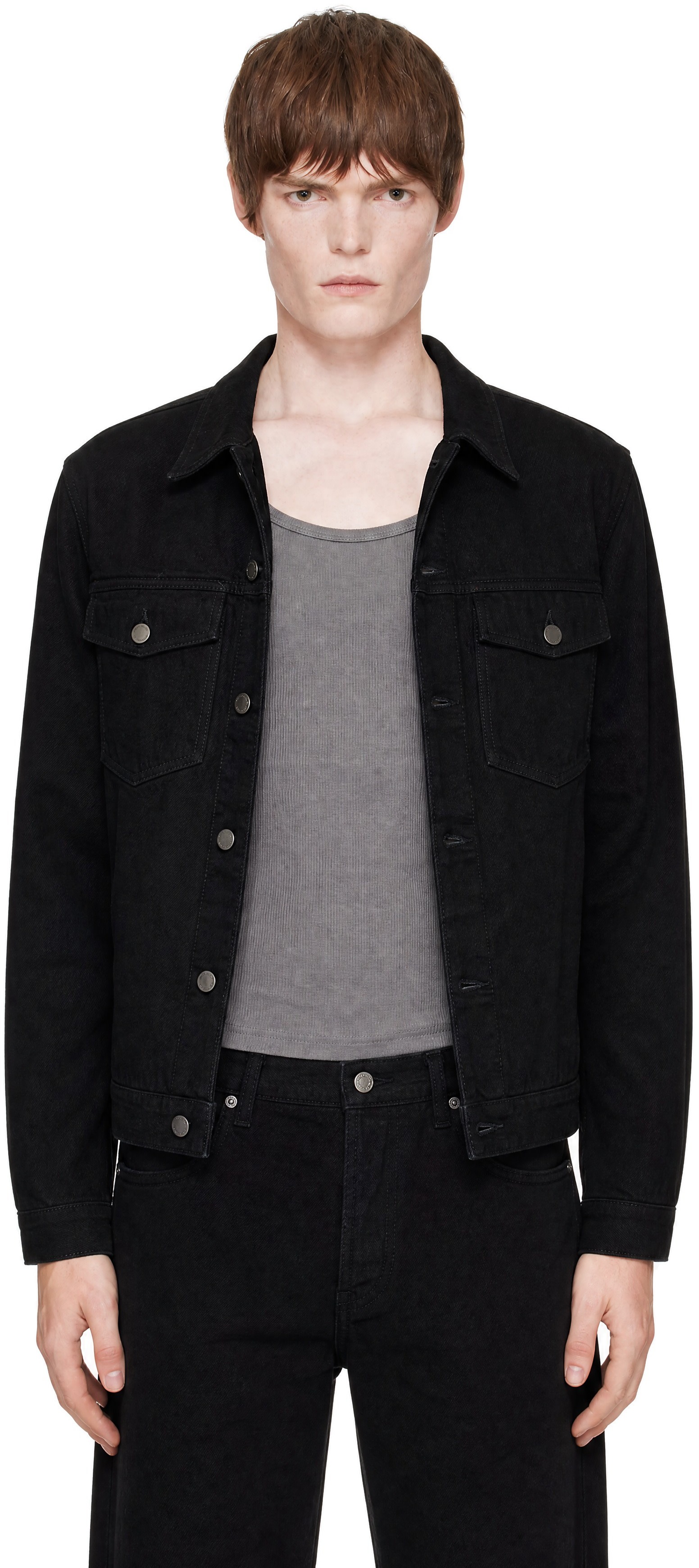 Entire Studios - Black Classic Denim Jacket