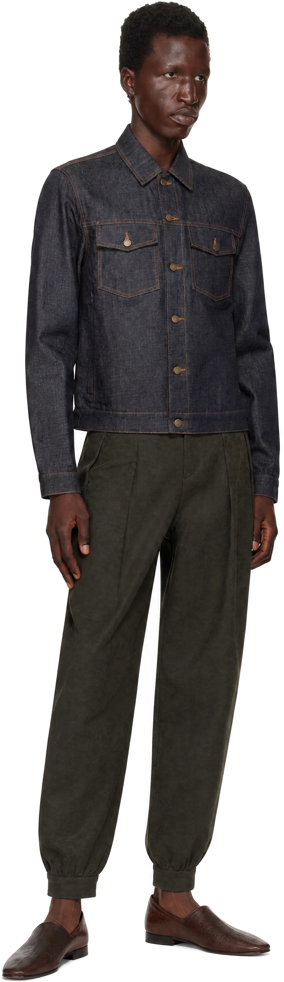 Entire Studios - Navy Classic Denim Jacket