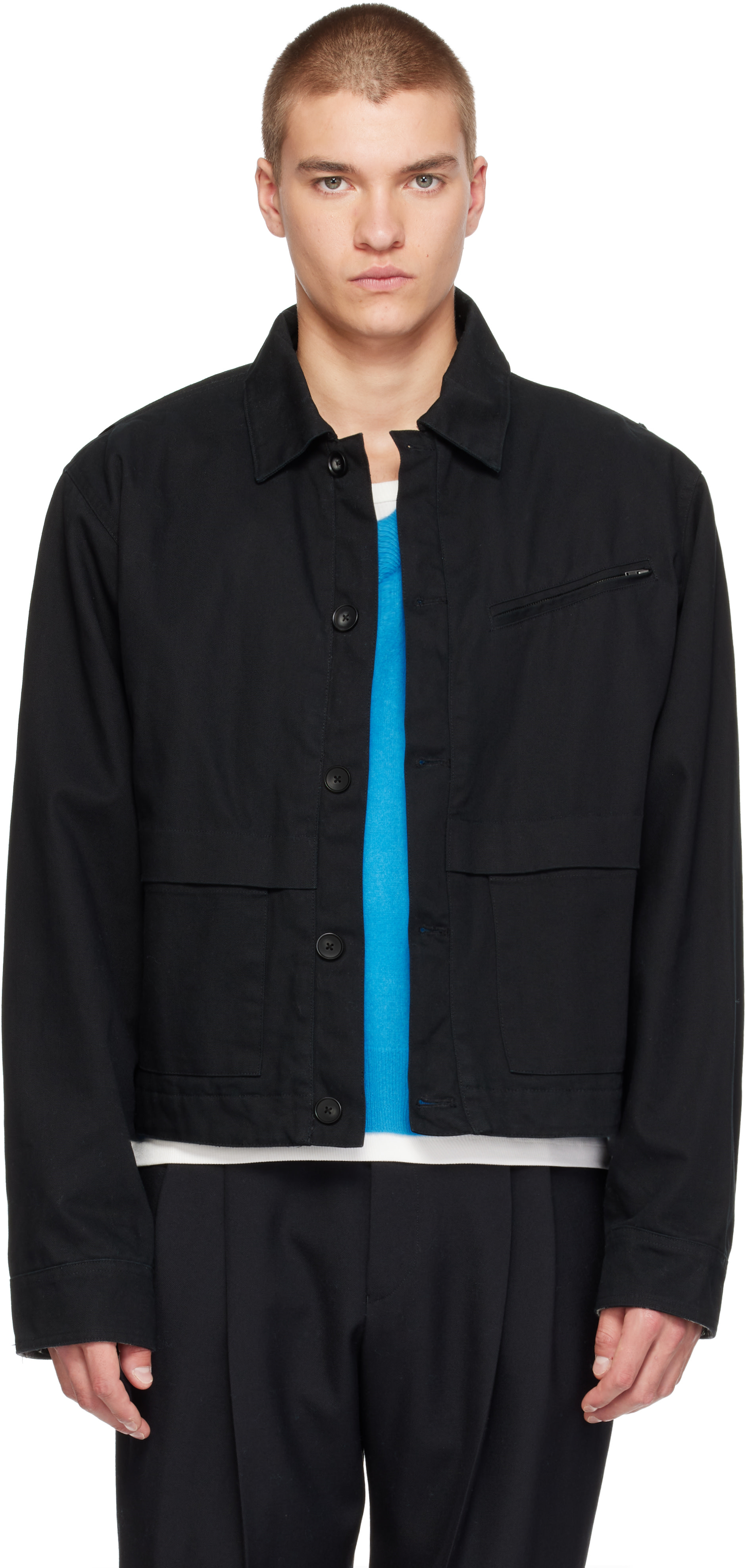 Entire Studios - Blouson Hatch noir