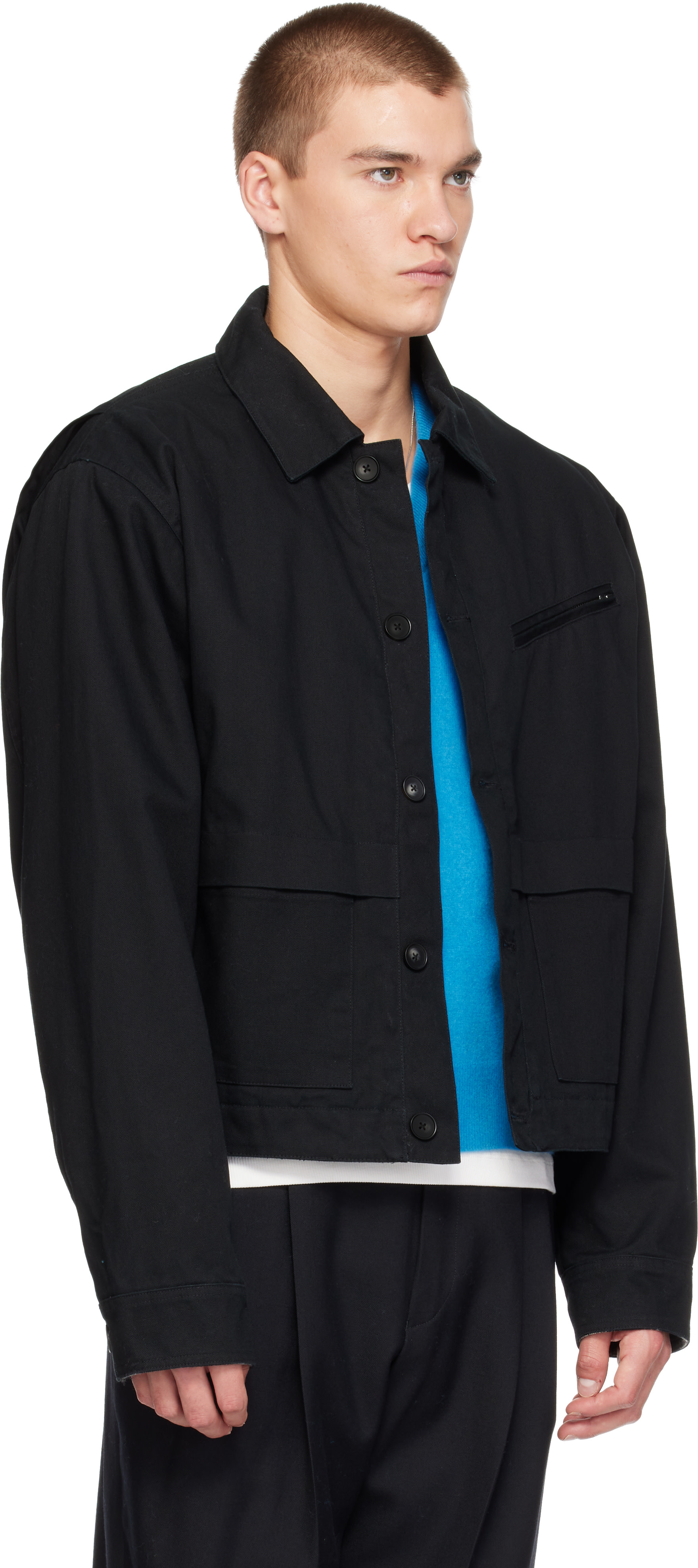 Entire Studios - Black Hatch Jacket