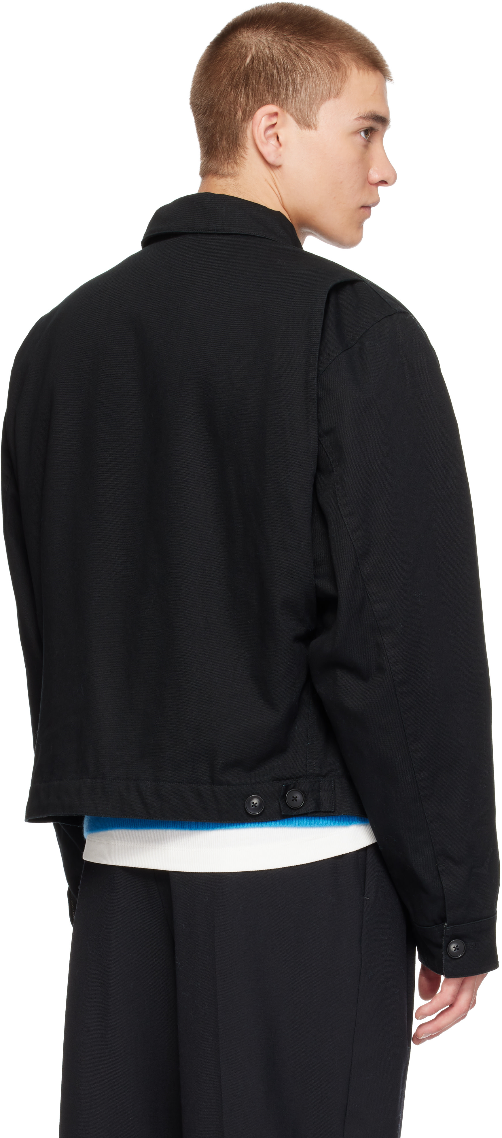 Entire Studios - Blouson Hatch noir
