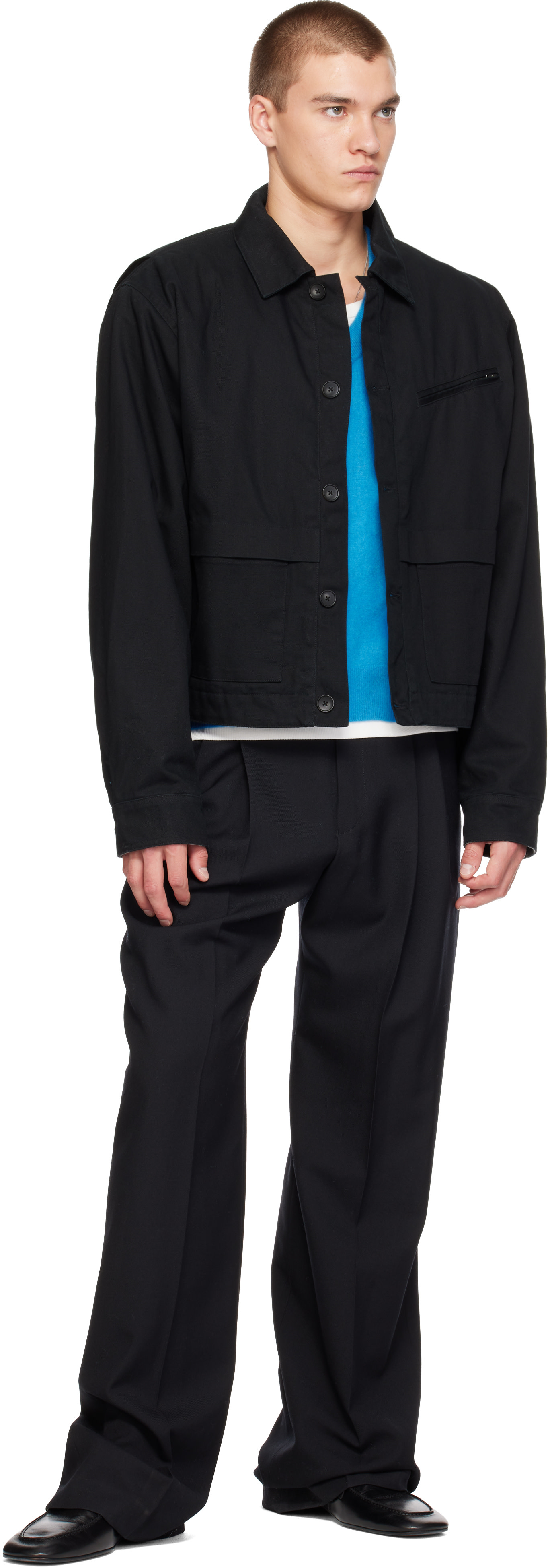 Entire Studios - Black Hatch Jacket