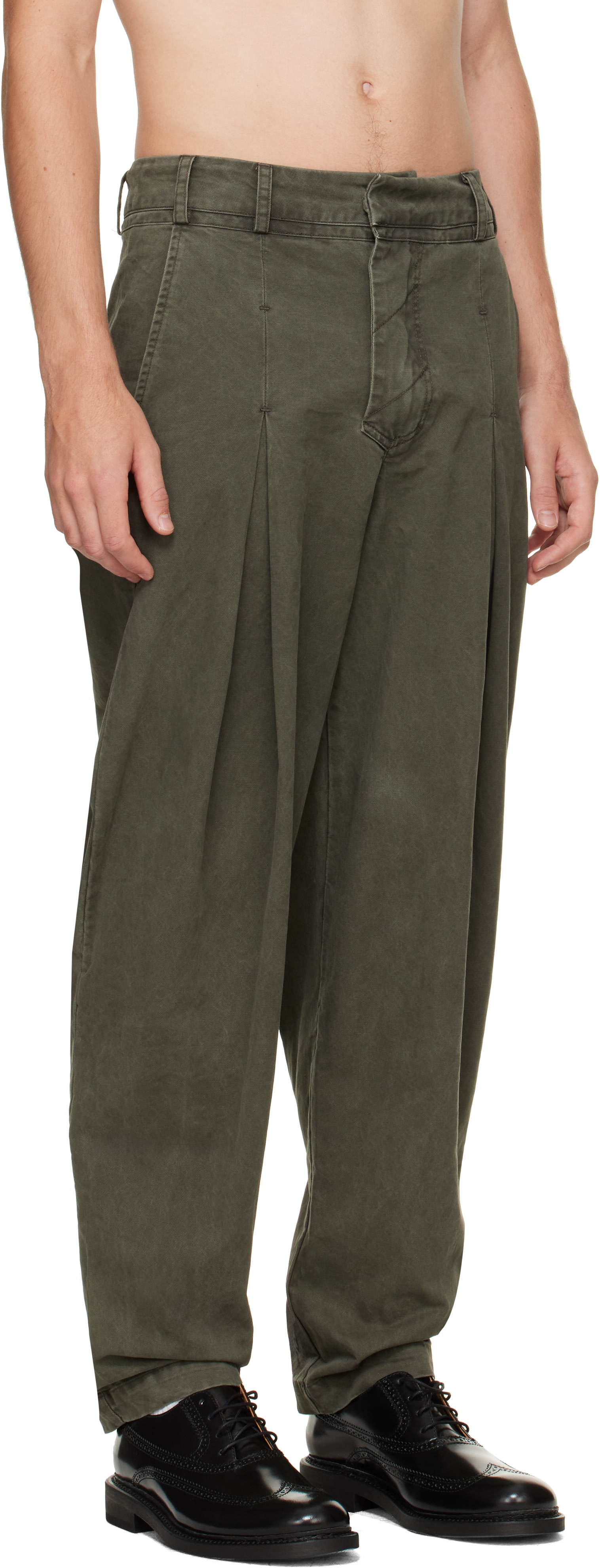 Entire Studios - Khaki Seb Trousers