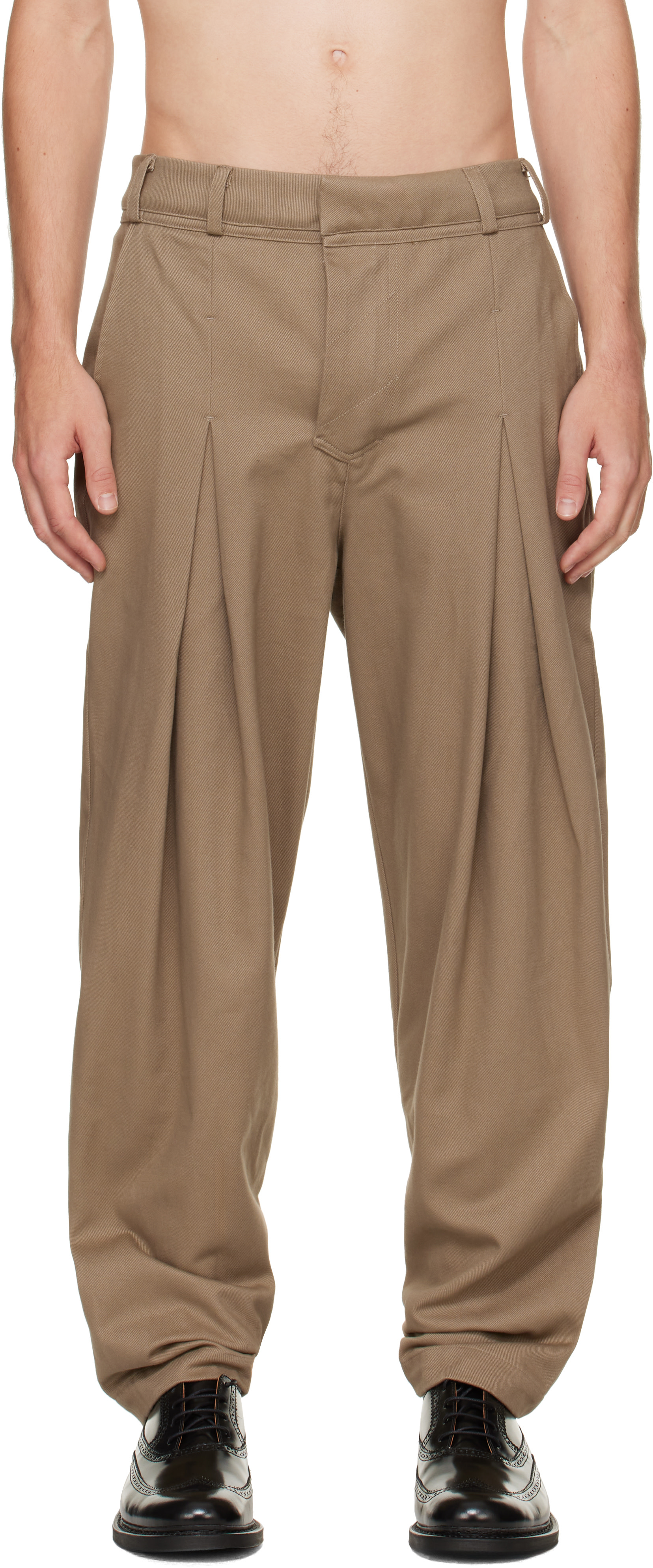 Entire Studios - Pantalon Seb beige