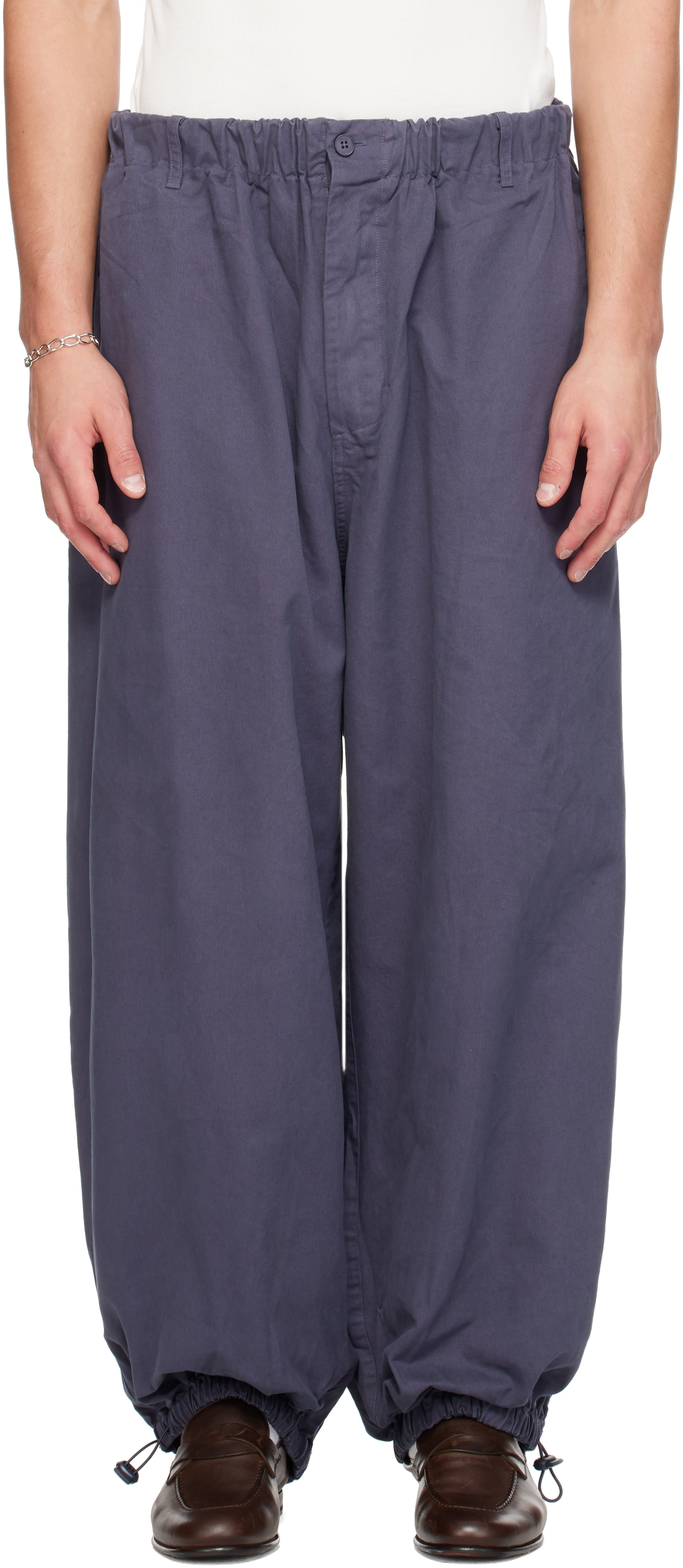 Entire Studios - Pantalon Profile bleu marine