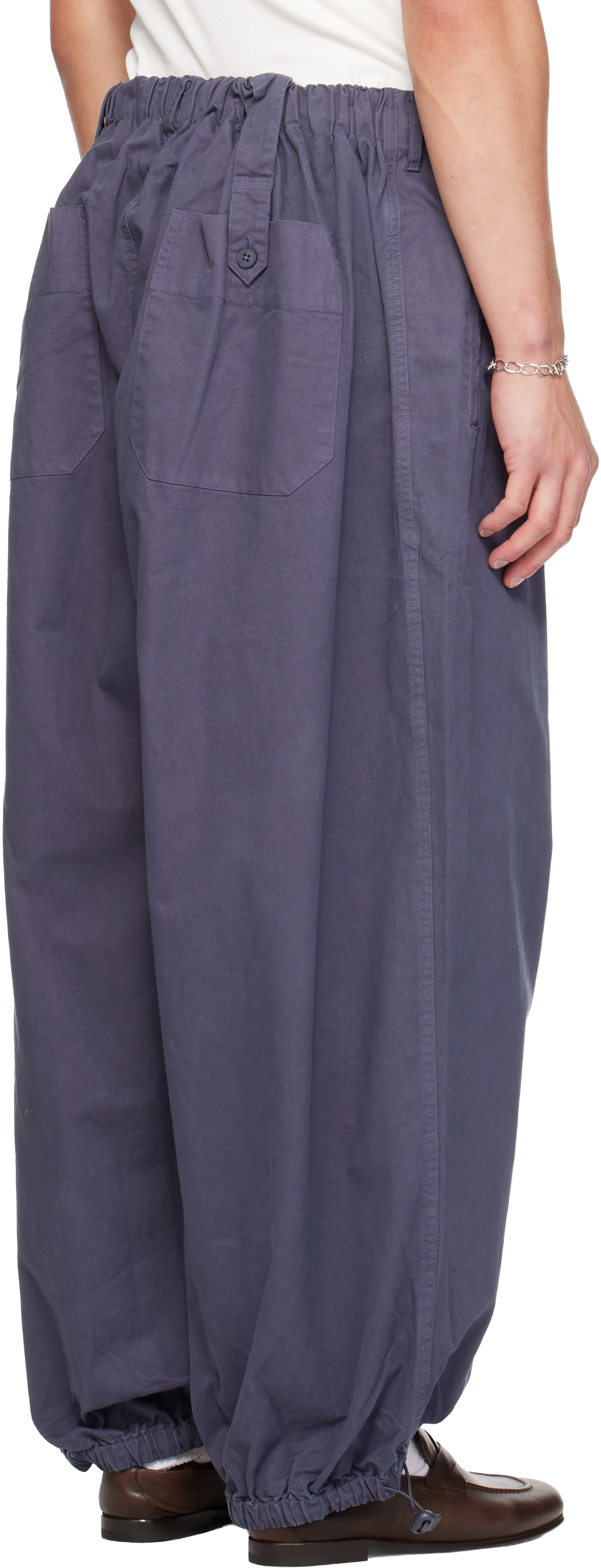 Entire Studios - Pantalon Profile bleu marine