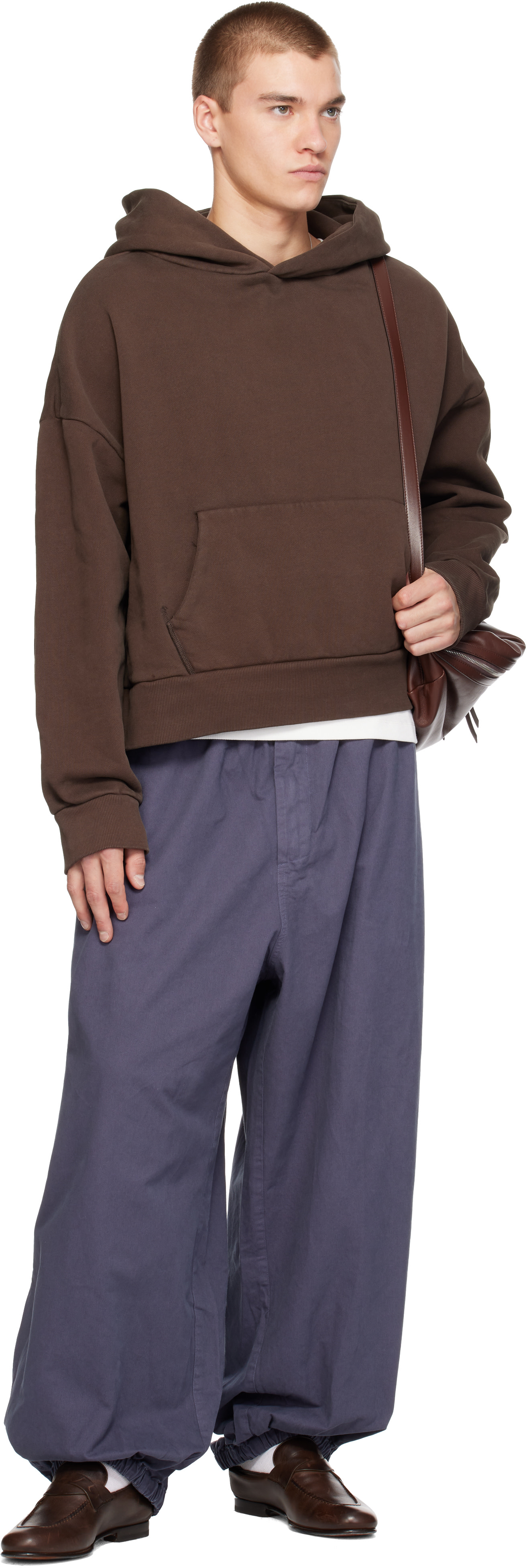 Entire Studios - Pantalon Profile bleu marine