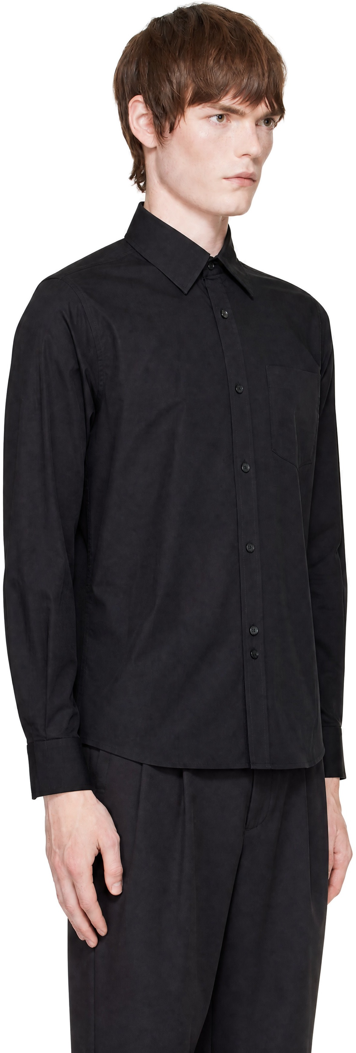 Entire Studios - Chemise Plica noire