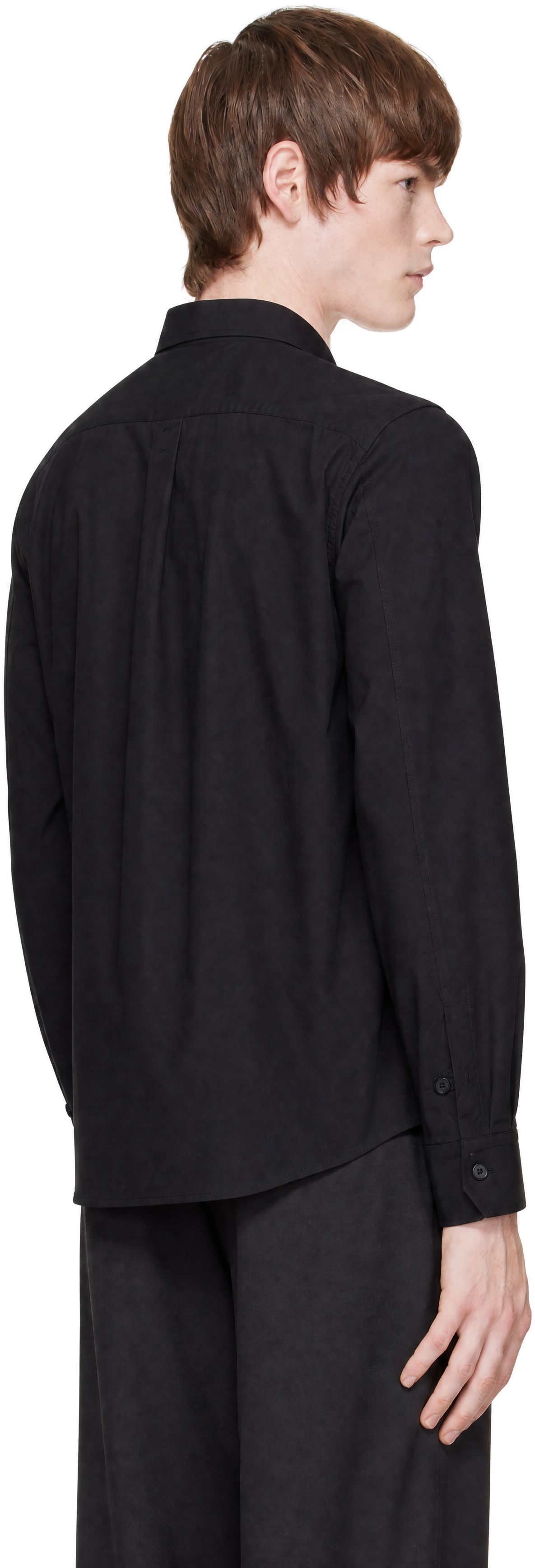 Entire Studios - Black Plica Shirt