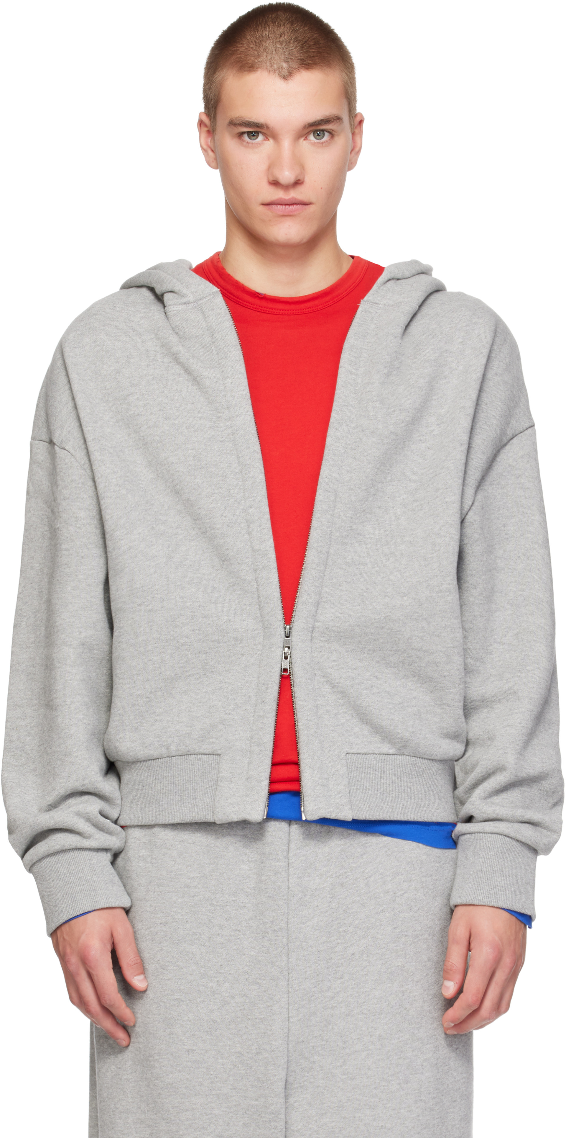 Entire Studios - Pull à capuche isotherme V2 gris