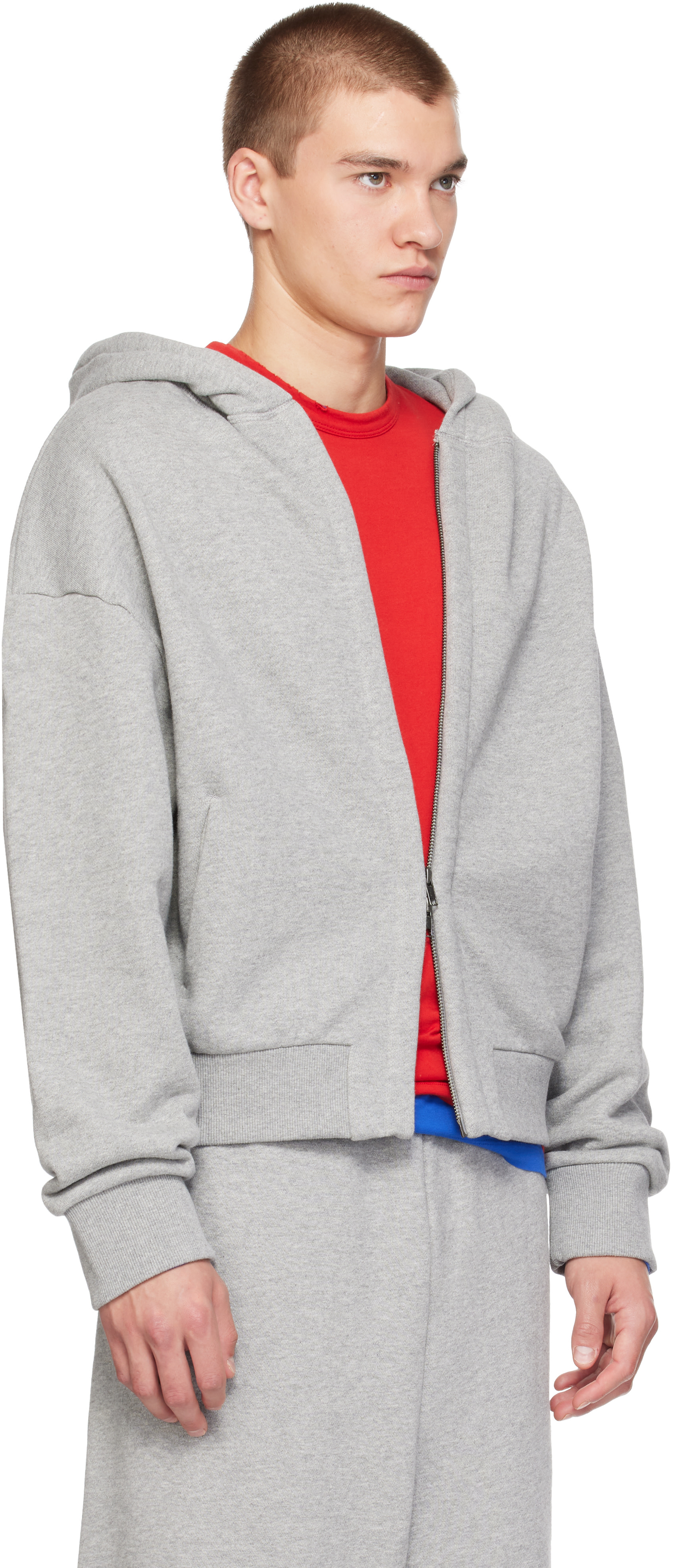 Entire Studios - Gray Thermal V2 Hoodie