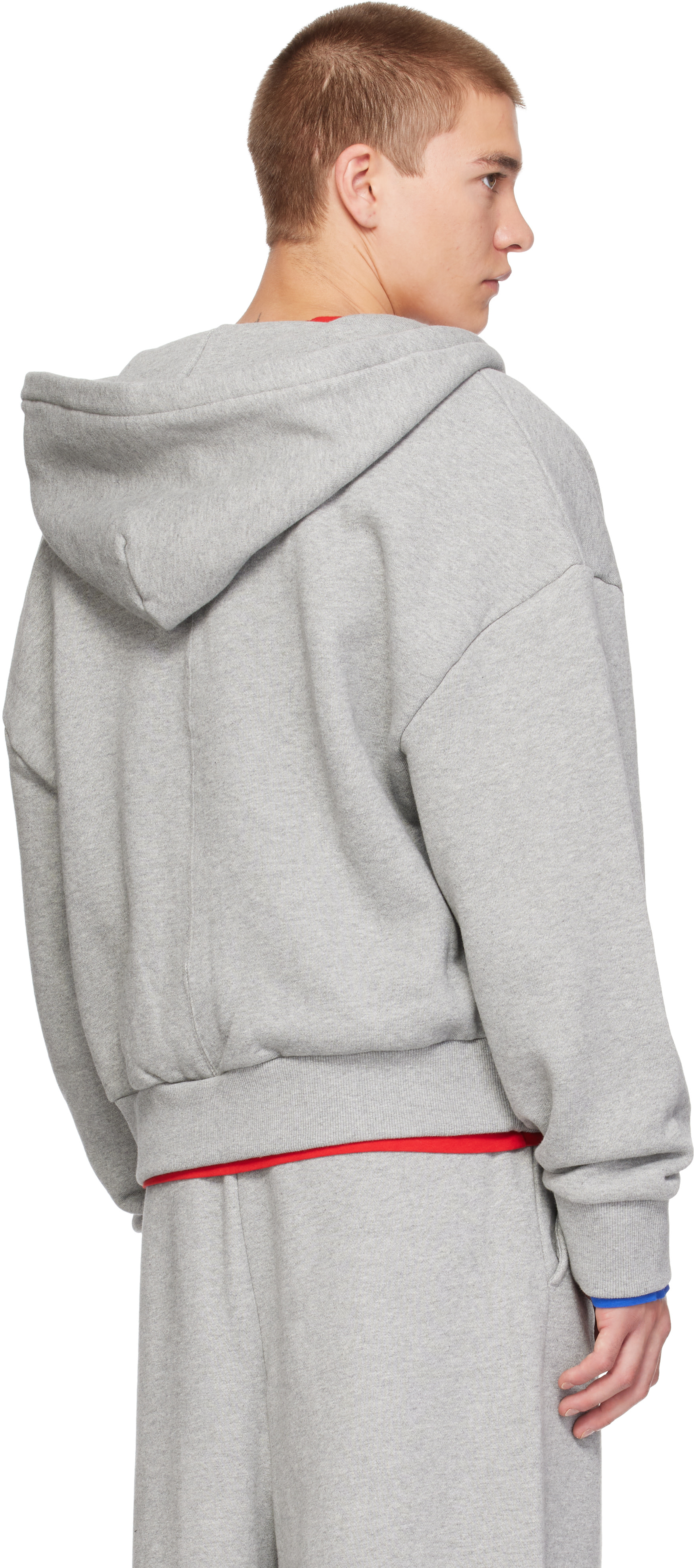 Entire Studios - Pull à capuche isotherme V2 gris