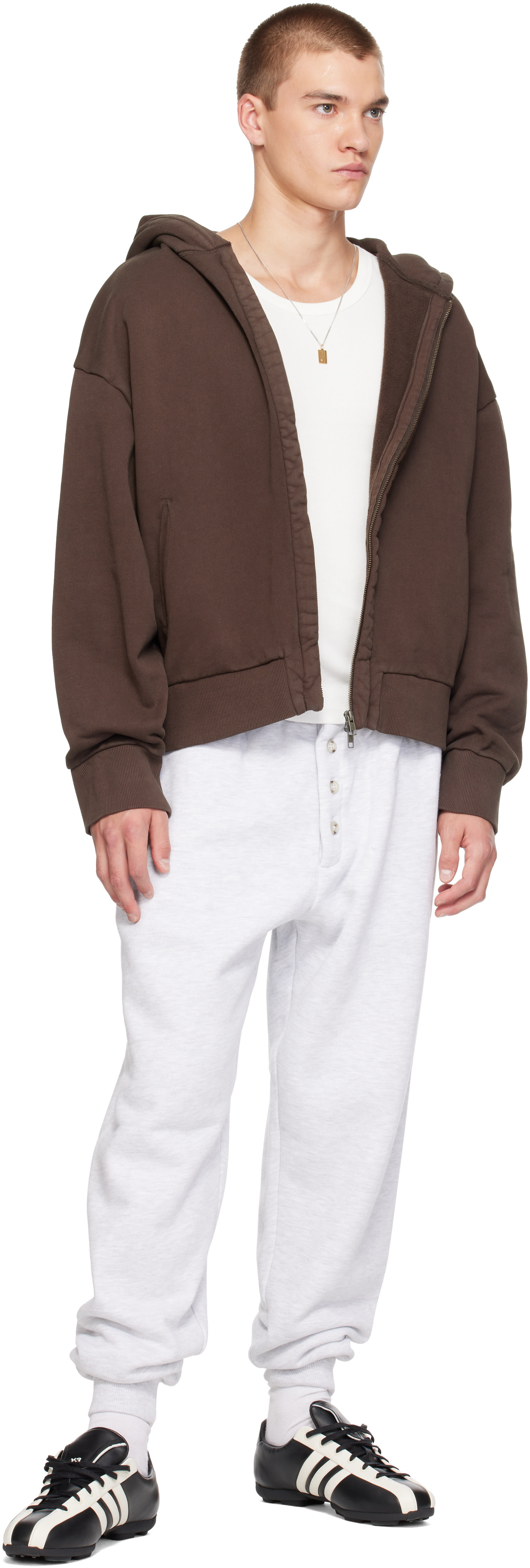 Entire Studios - Brown Thermal V2 Hoodie