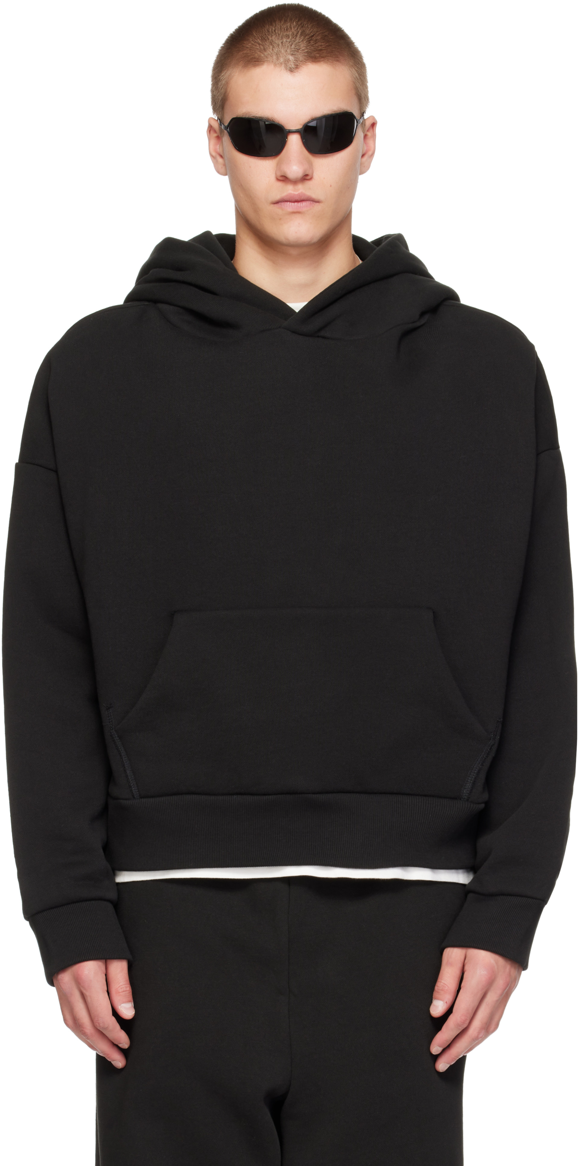 Entire Studios - Pull à capuche épais noir